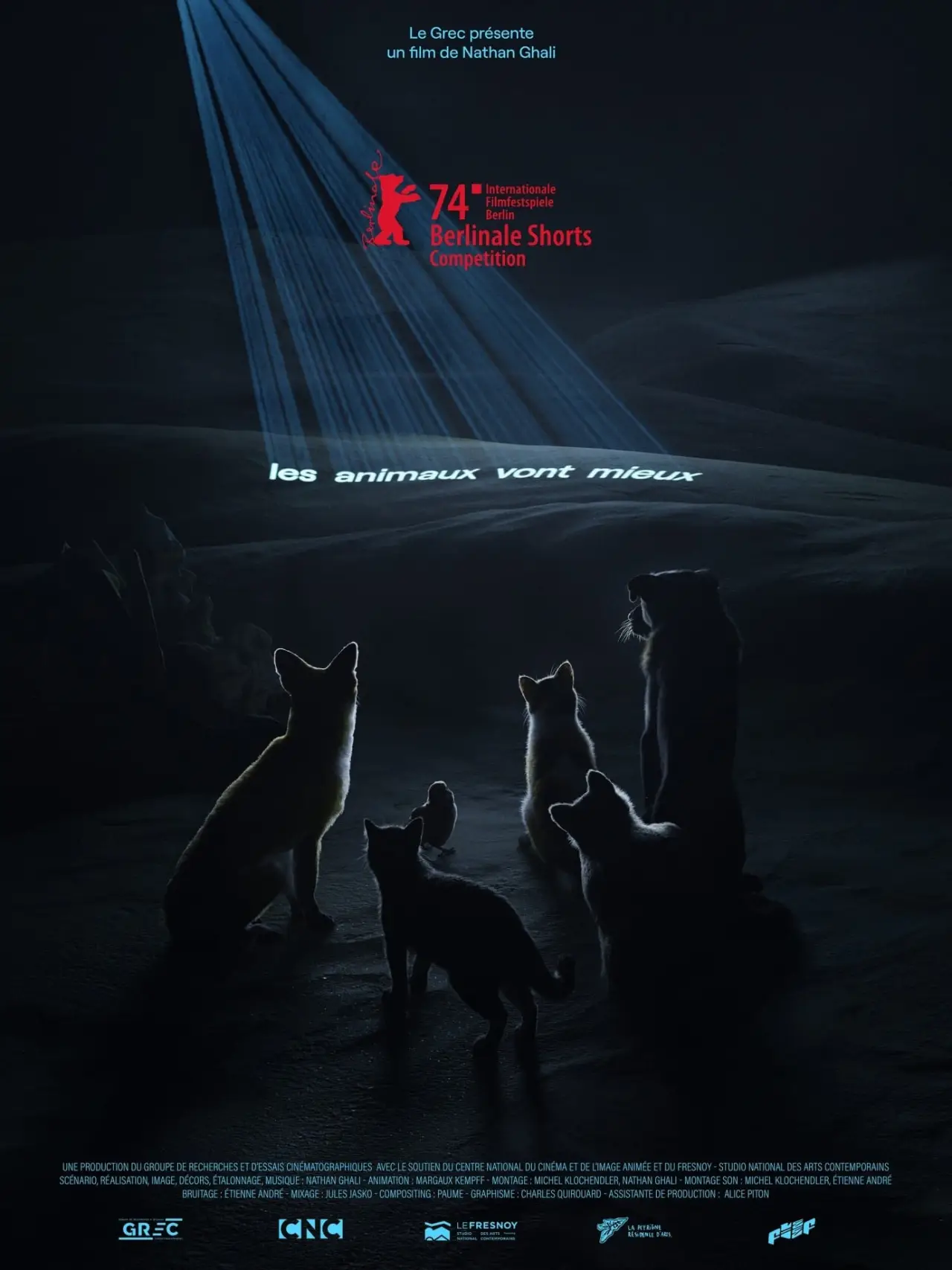 Plakat filmowy "Les animaux vont mieux"