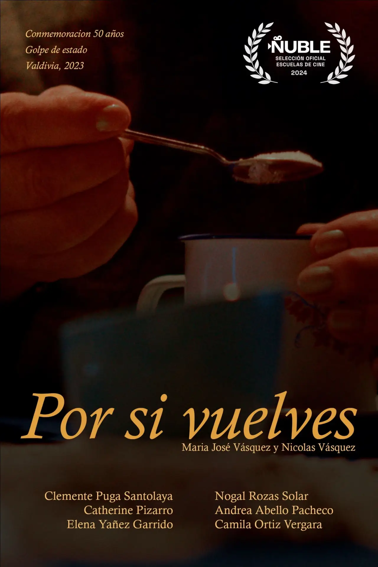 Plakat filmowy "Por si vuelves..."