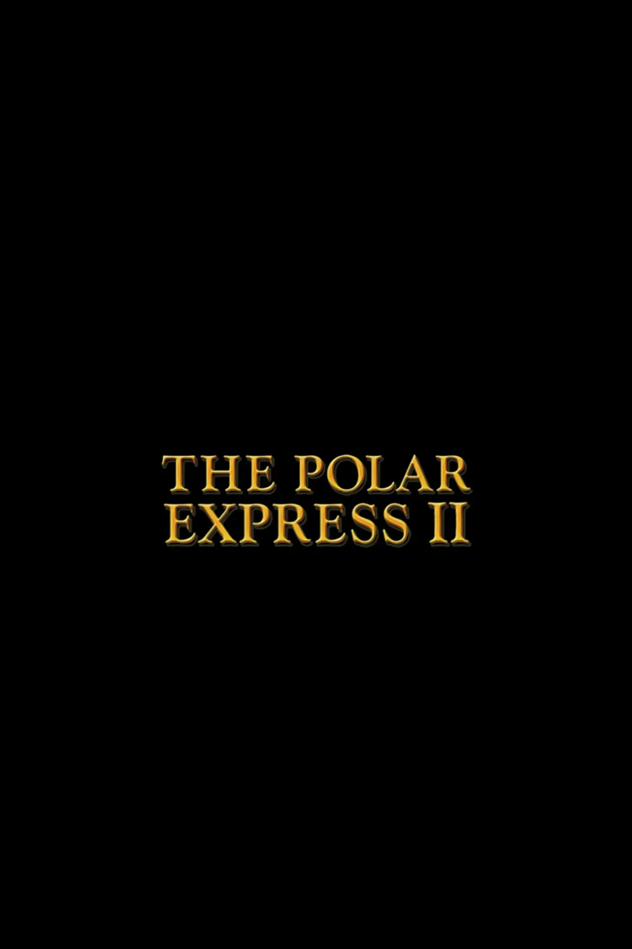 Plakat filmowy "The Polar Express 2"