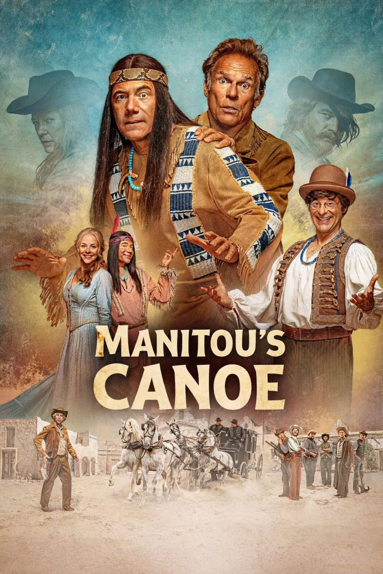 Plakat filmowy "Das Kanu des Manitu"
