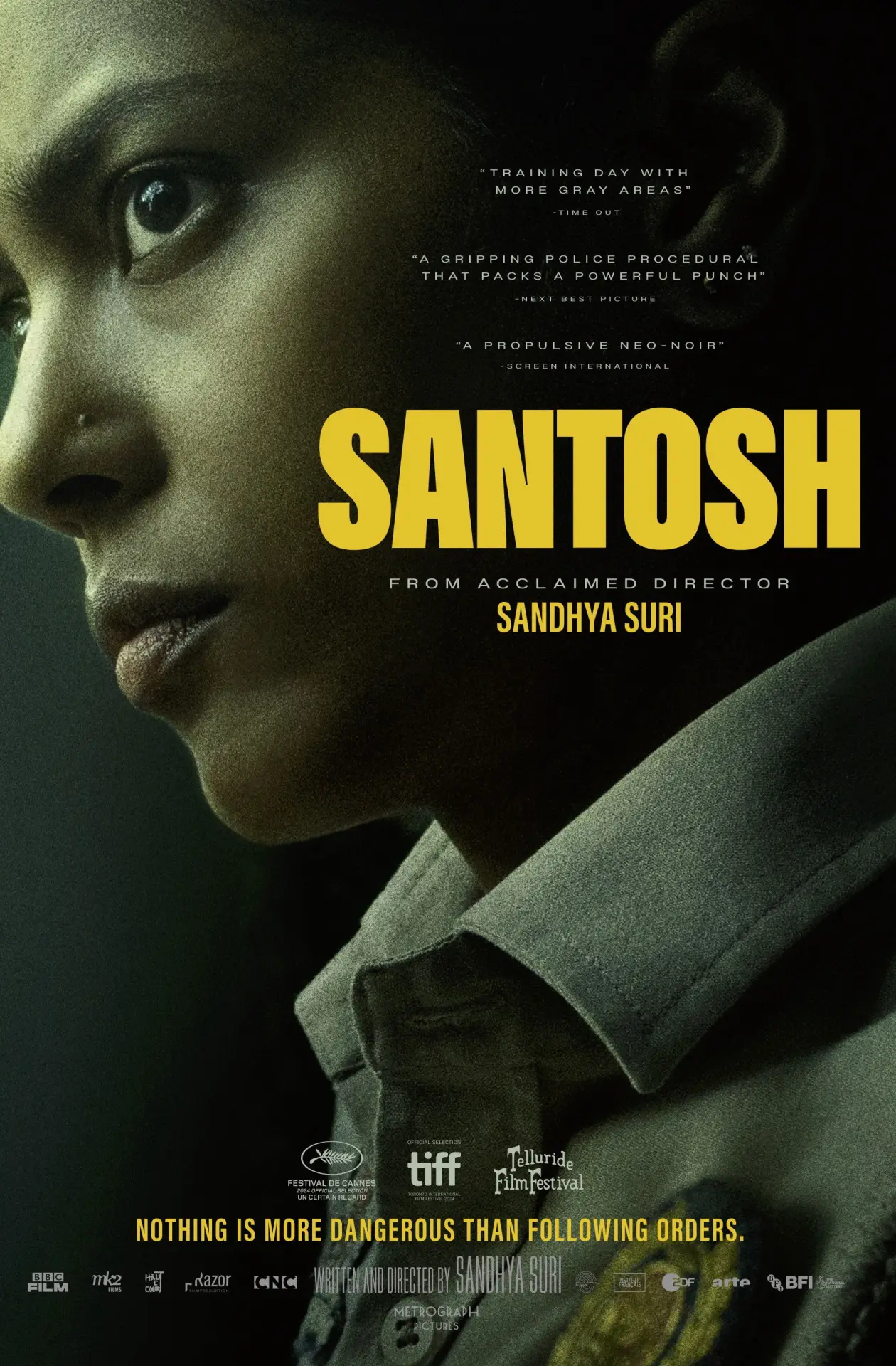 Plakat filmowy "Santosh"