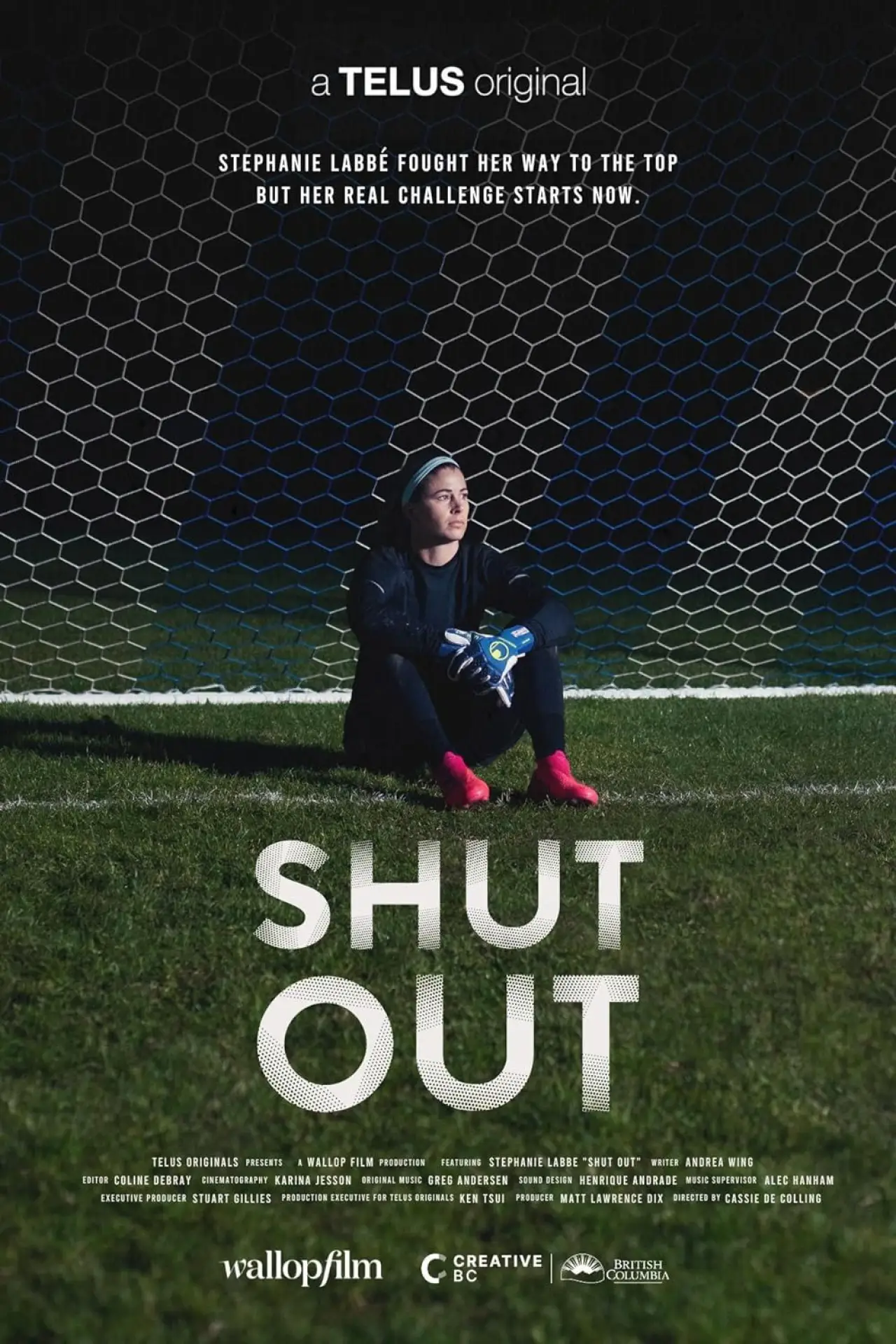 Plakat filmowy "Shut Out: Stephanie Labbé"