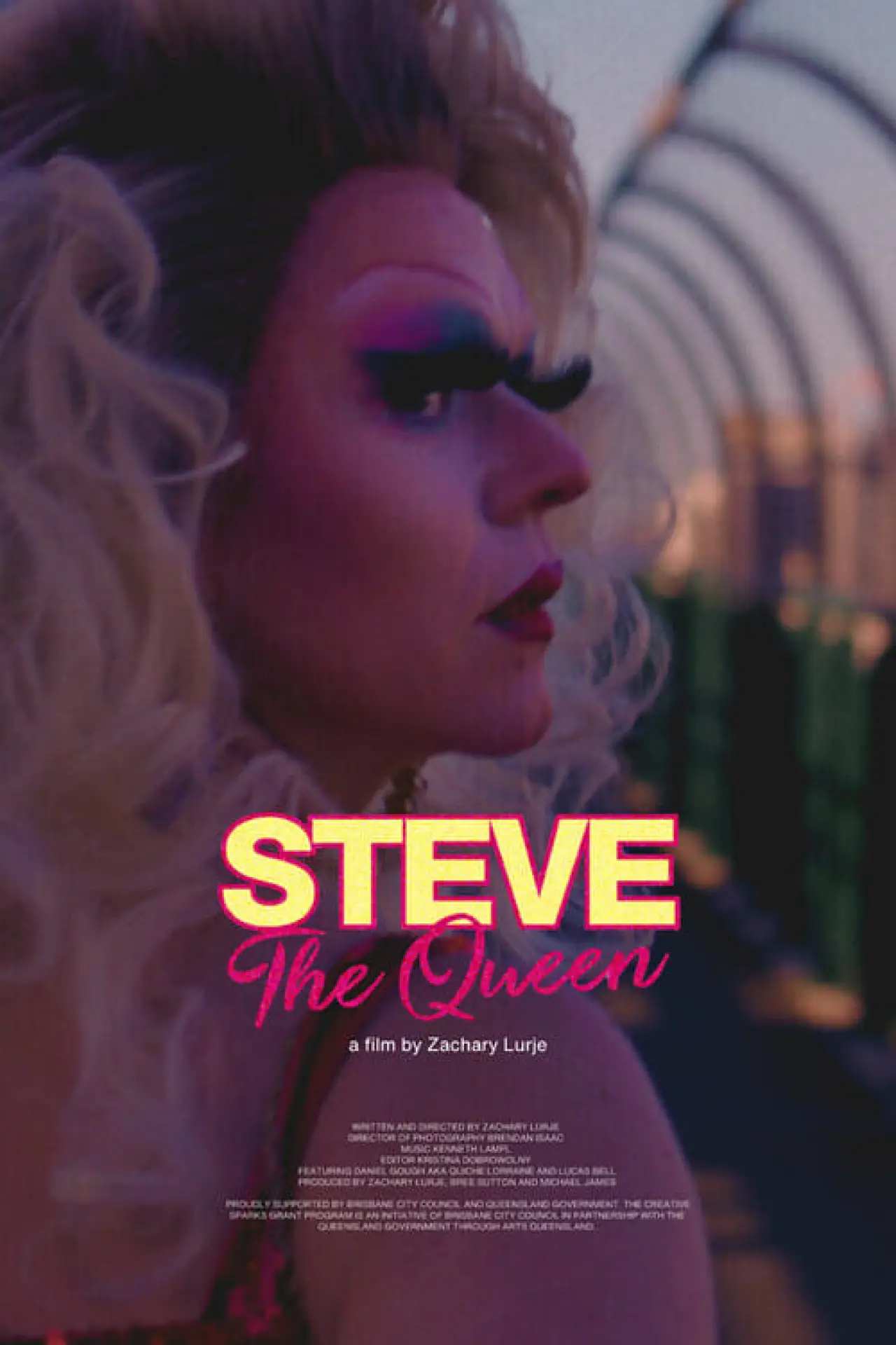 Plakat filmowy "Steve the Queen"