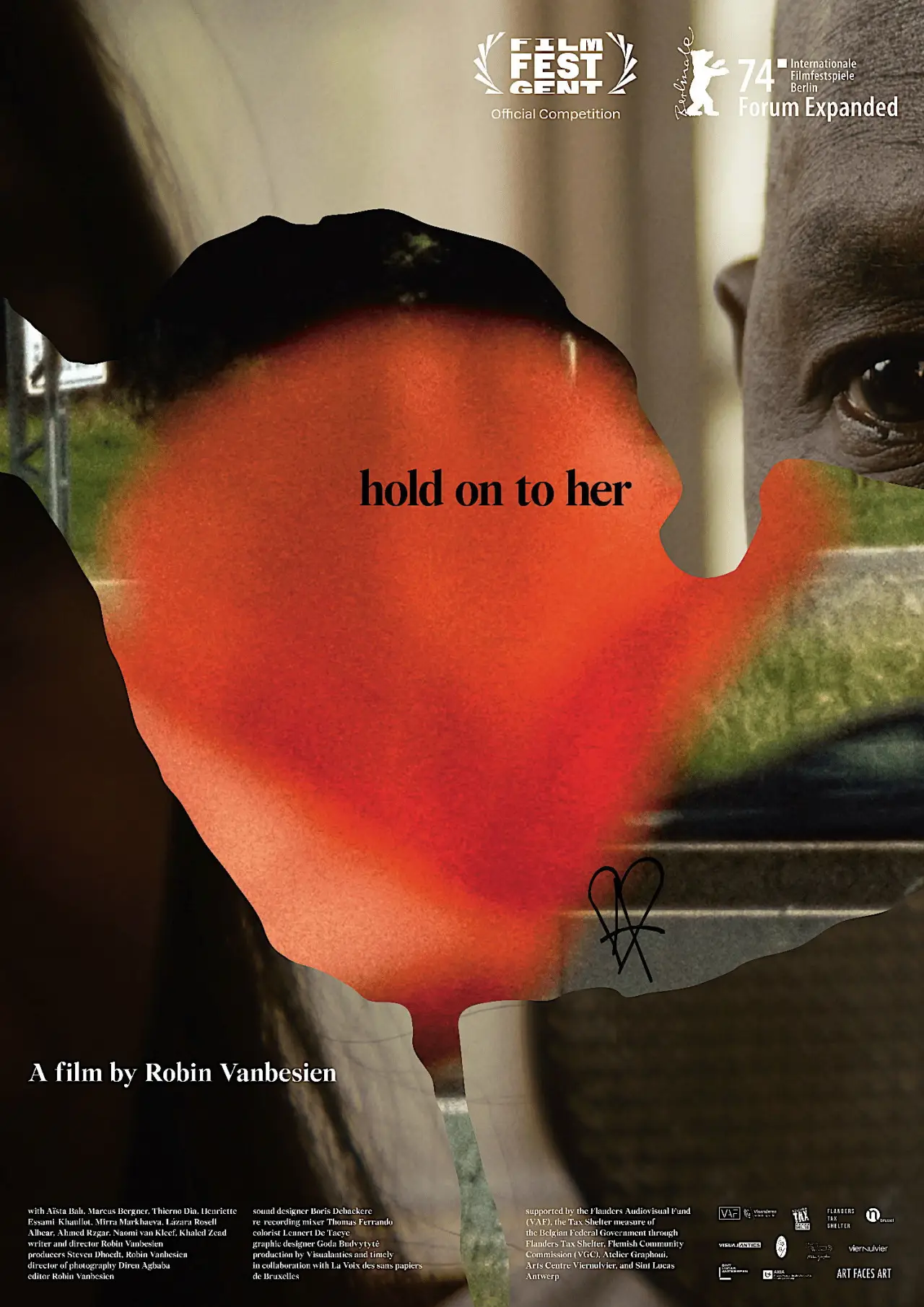 Plakat filmowy "hold on to her"