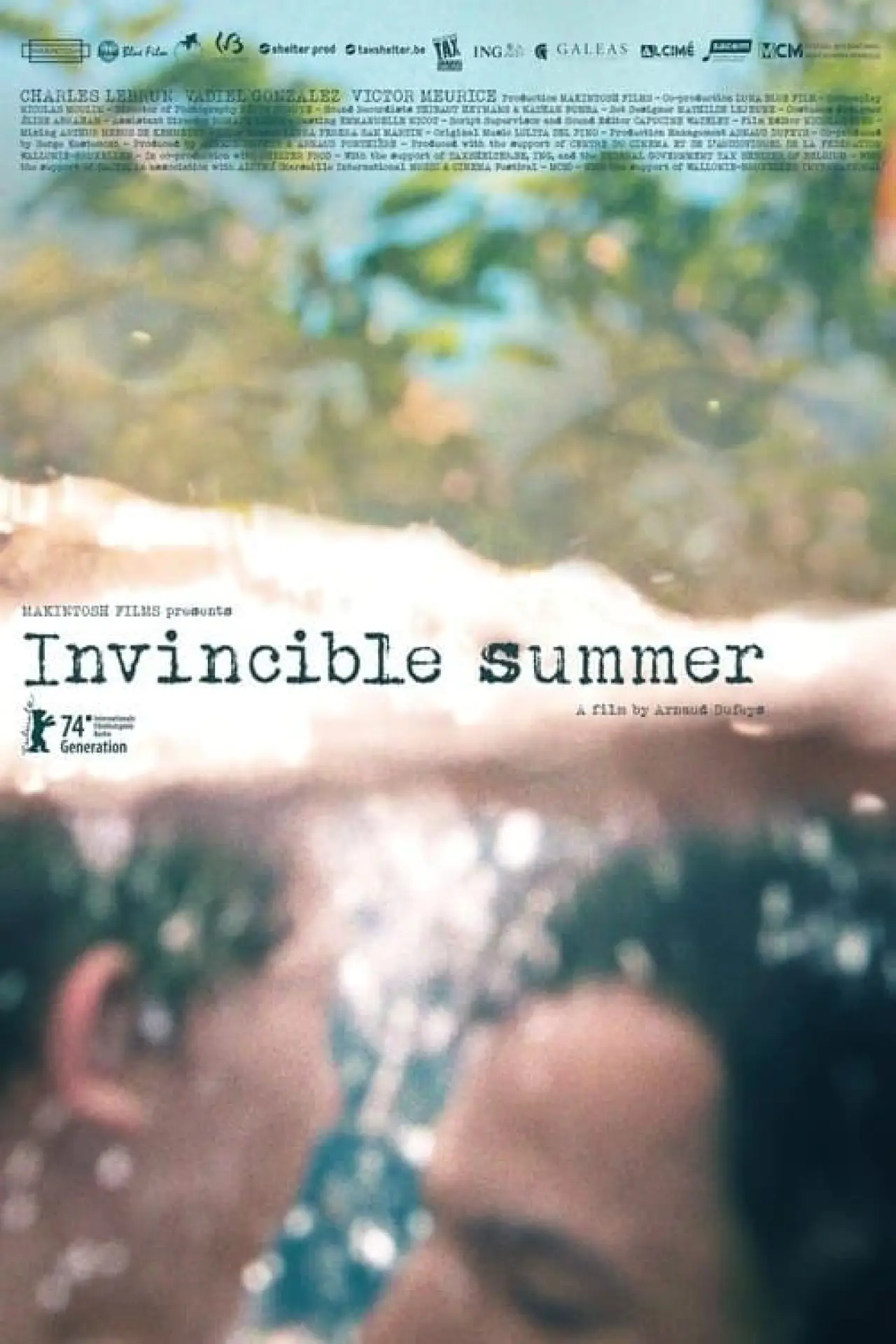 Plakat filmowy "Un invincible été"