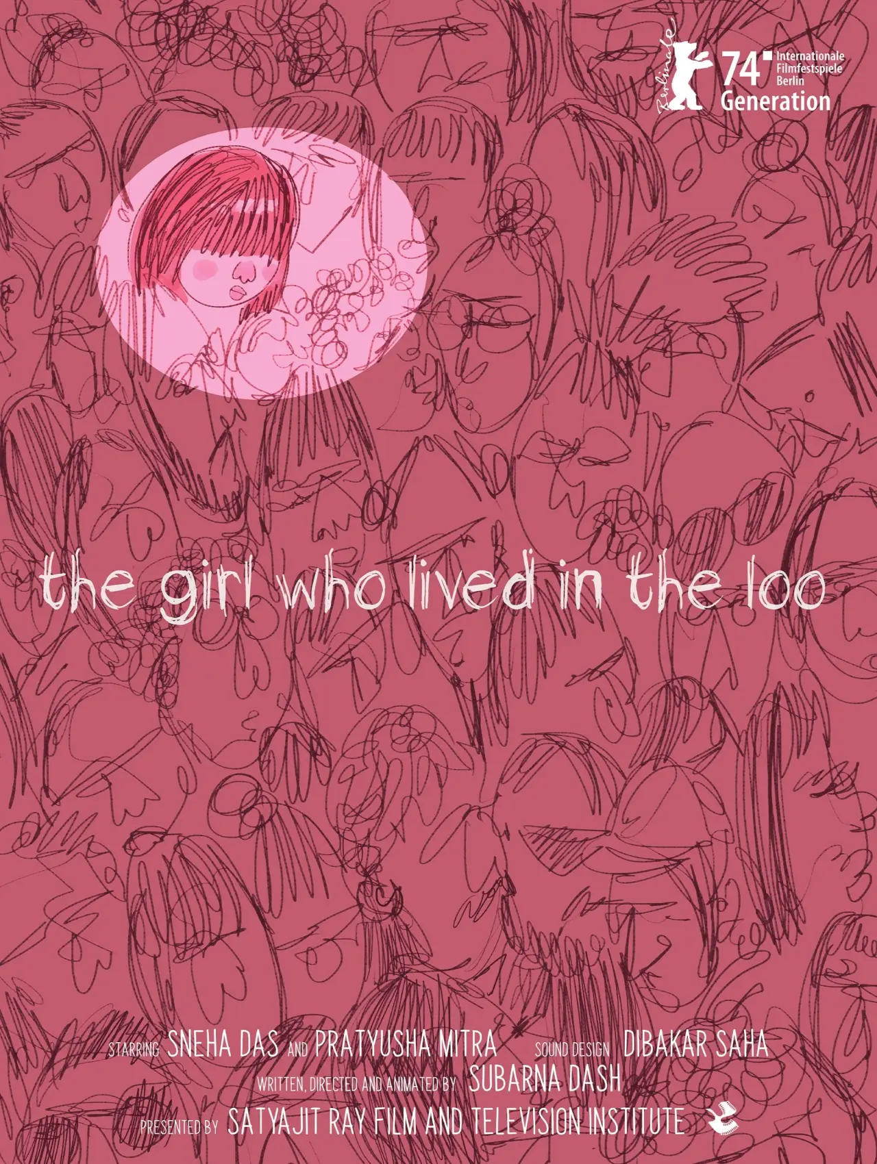 Plakat filmowy "The Girl Who Lived in the Loo"