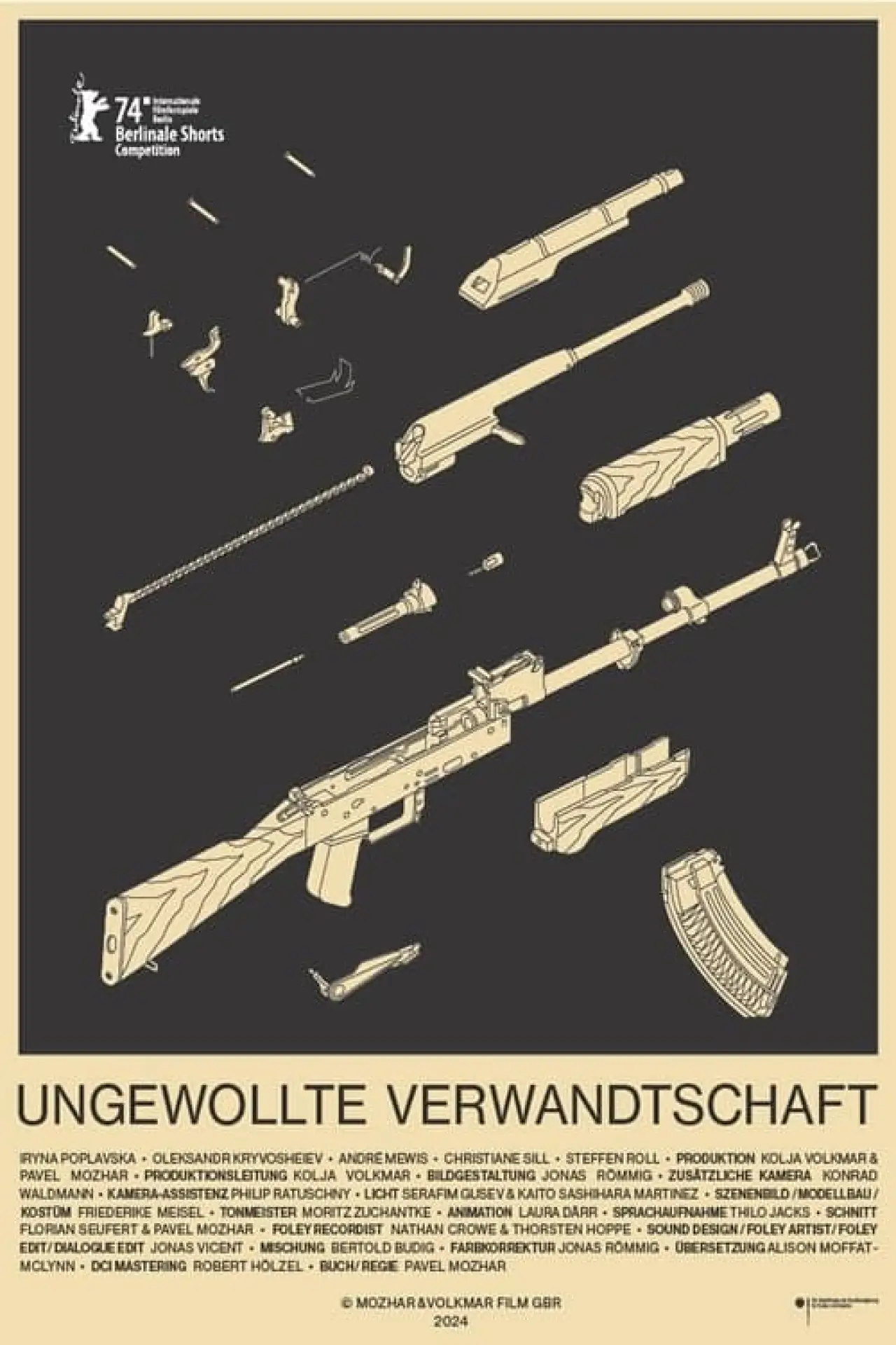 Plakat filmowy "Ungewollte Verwandtschaft"