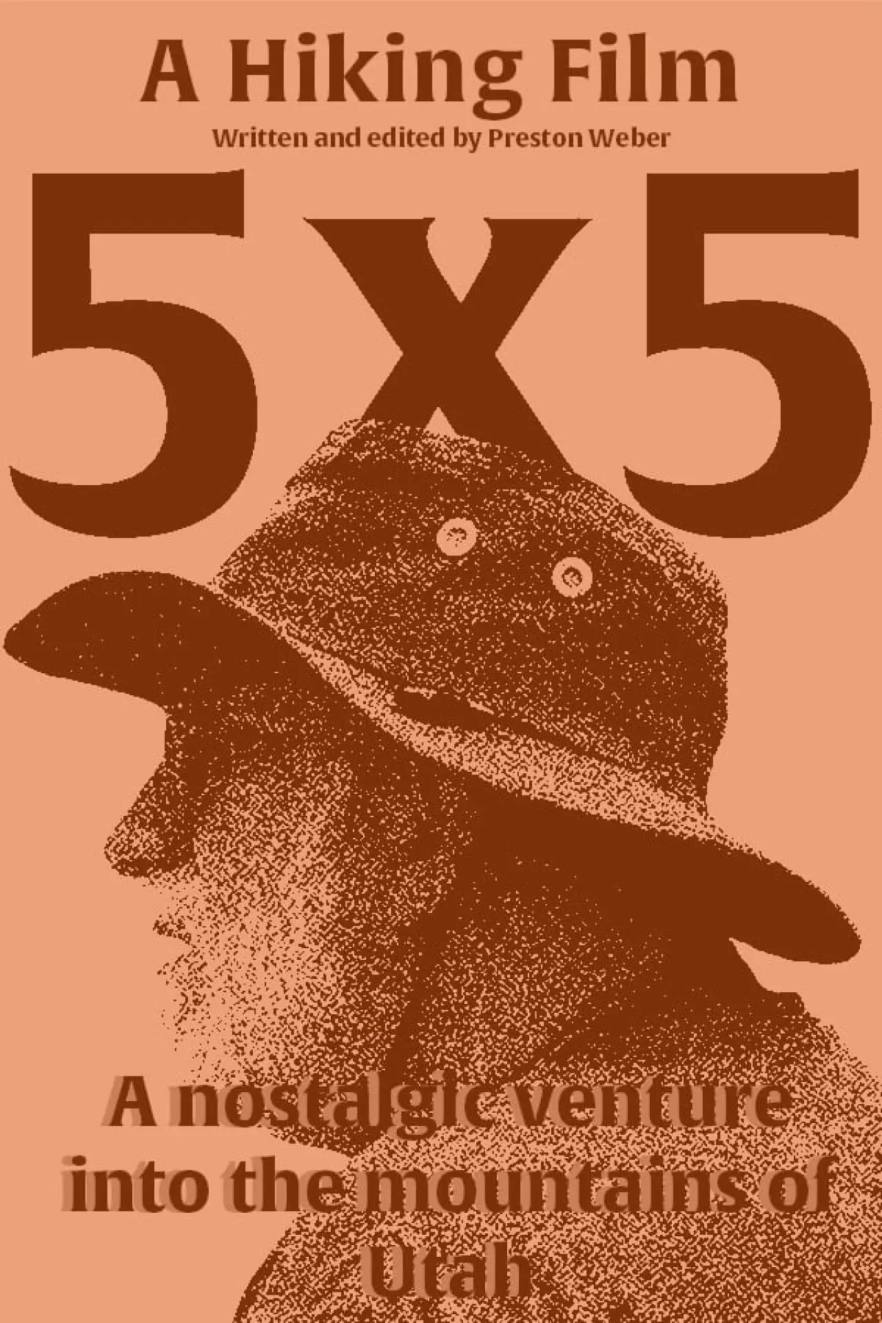 Plakat filmowy "5x5: A Hiking Film"