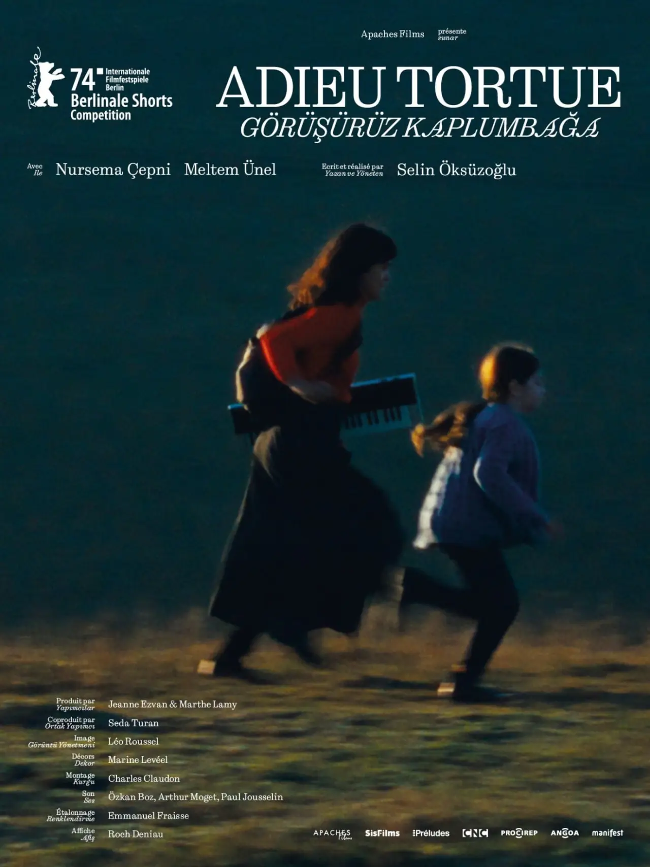 Plakat filmowy "Adieu tortue"