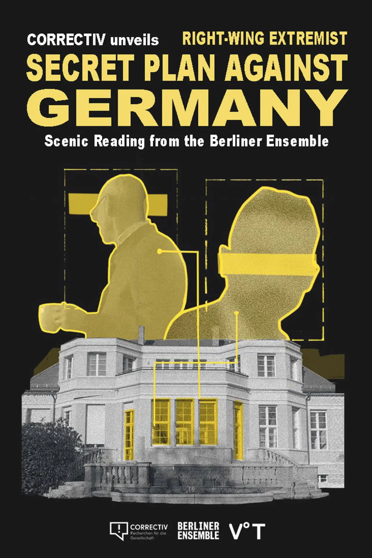 Plakat filmowy "CORRECTIV enthüllt: Rechtsextremer Geheimplan gegen Deutschland"