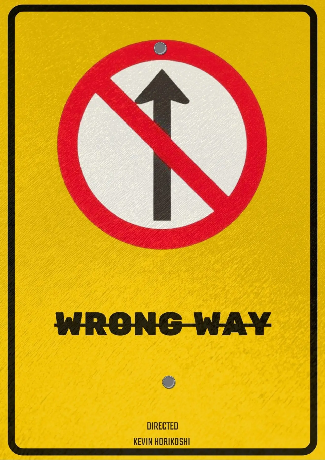 Plakat filmowy "CONTRAMÃO"