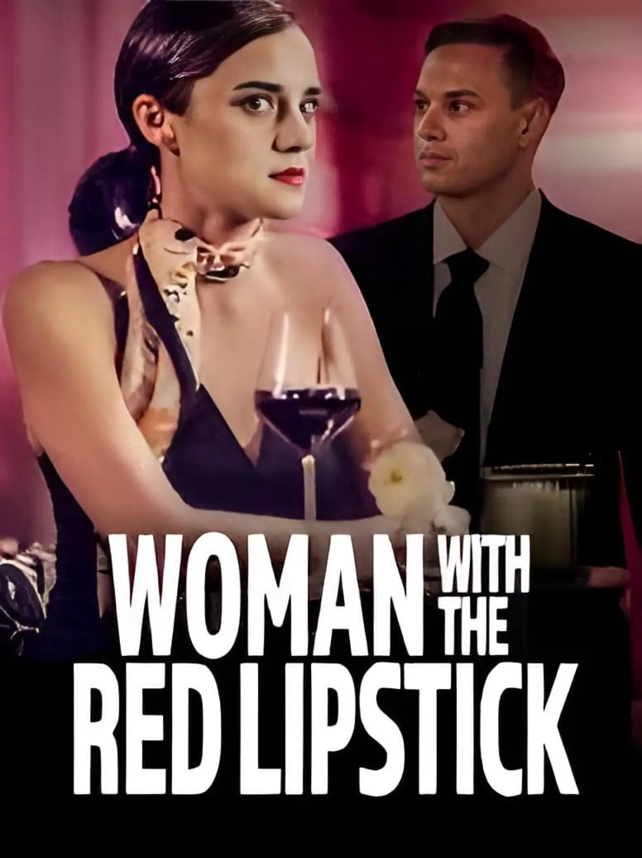 Plakat filmowy "Woman with the Red Lipstick"