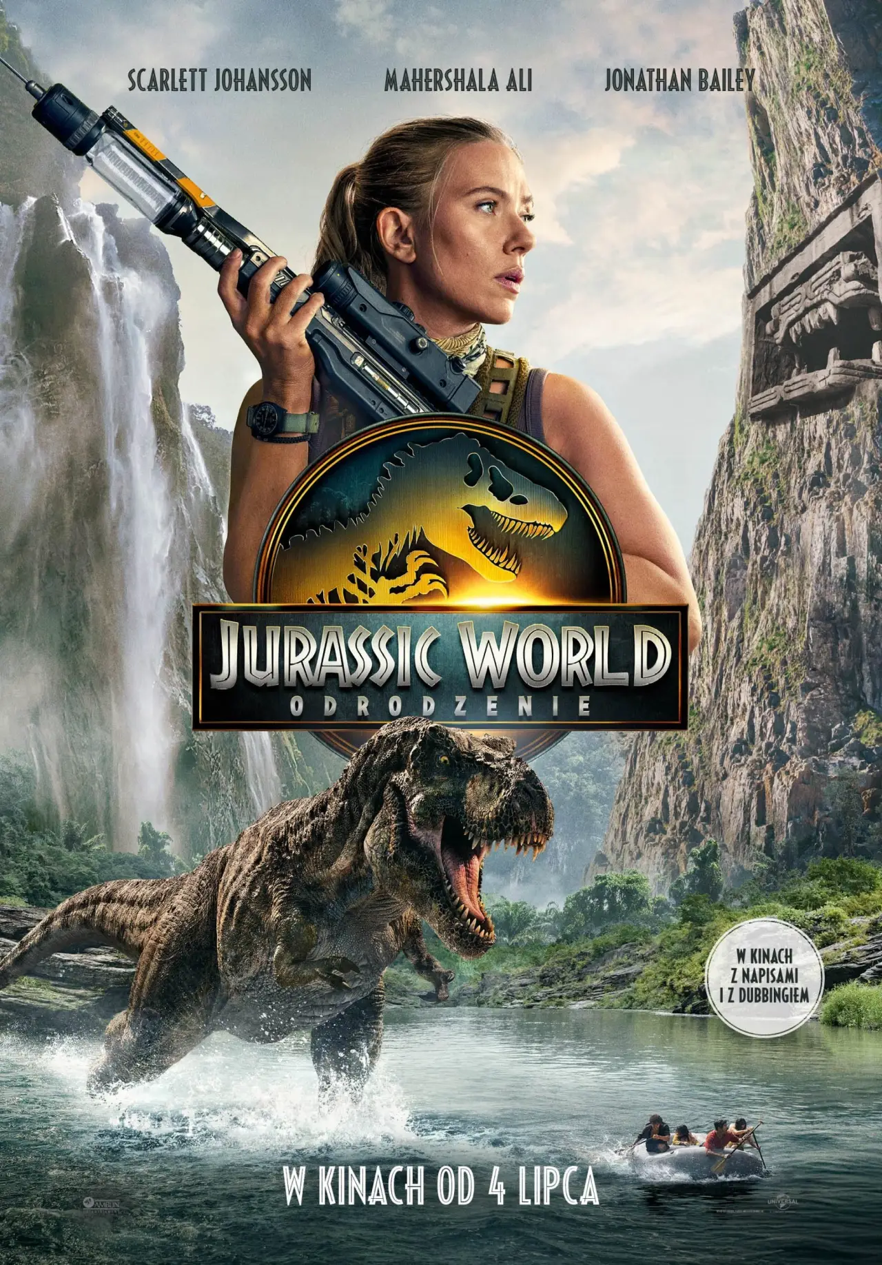 Plakat filmowy "Jurassic World. Odrodzenie"