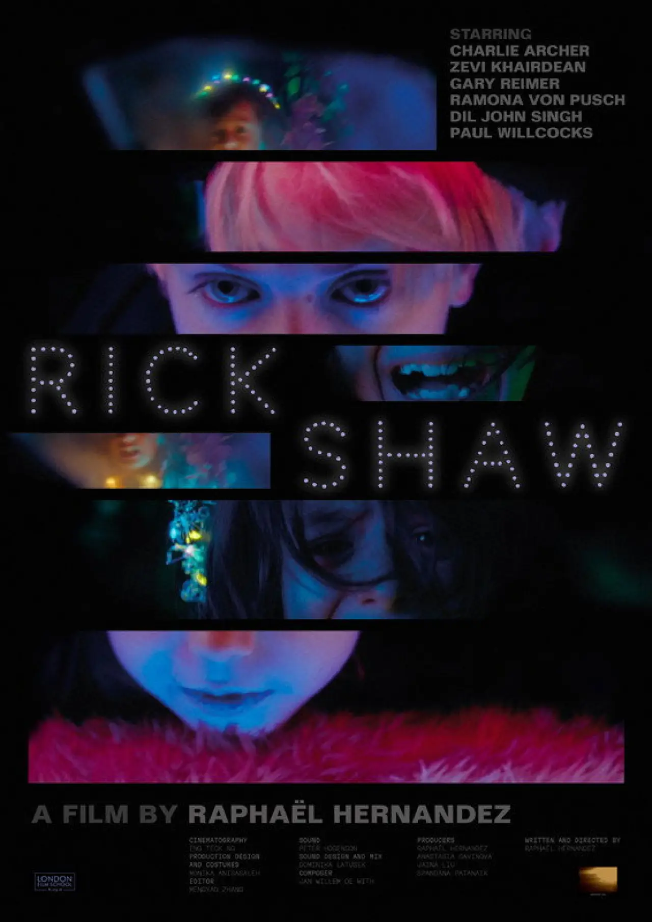 Plakat filmowy "Rickshaw"