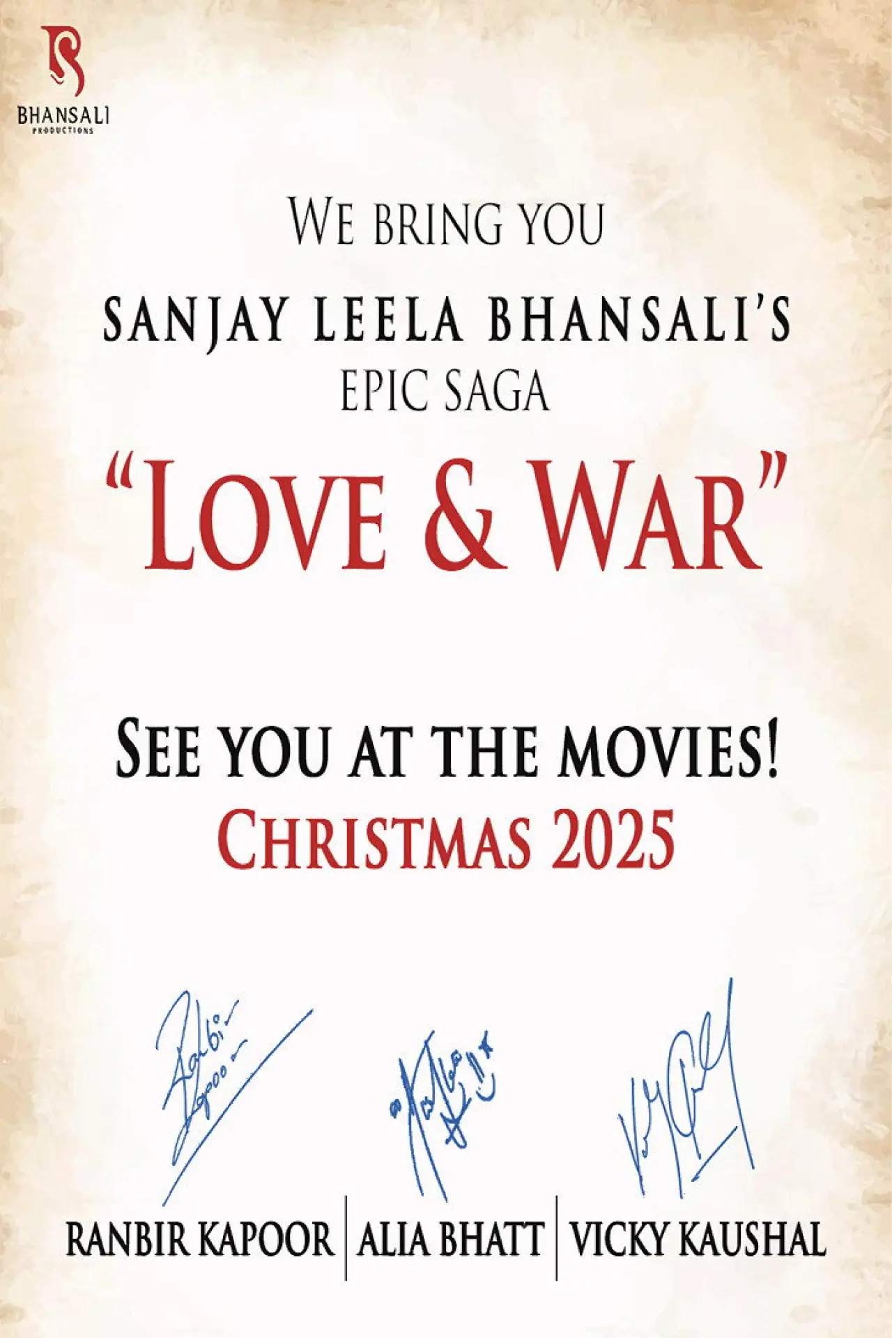Plakat filmowy "Love & War"