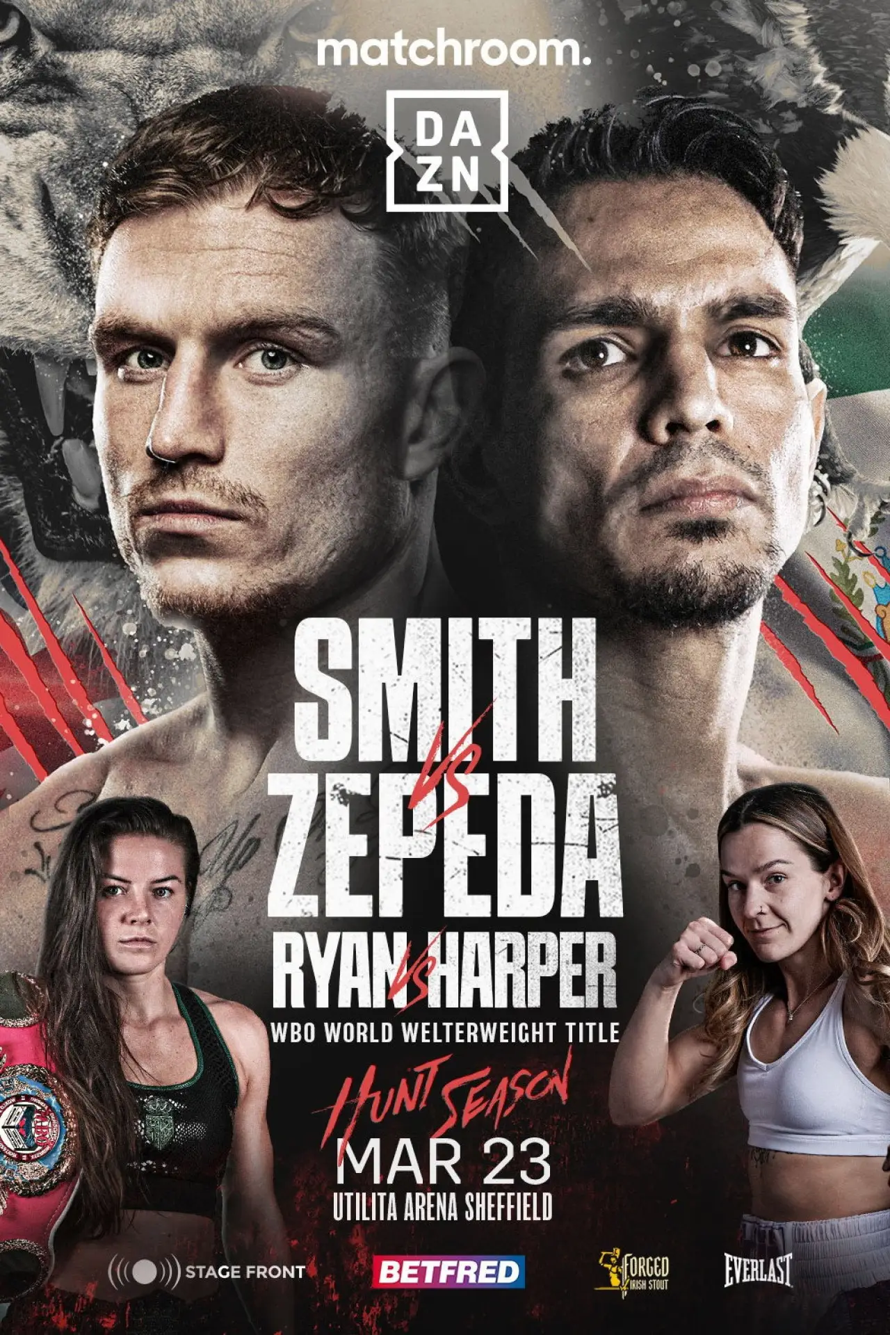 Plakat filmowy "Dalton Smith vs. Jose Zepeda"