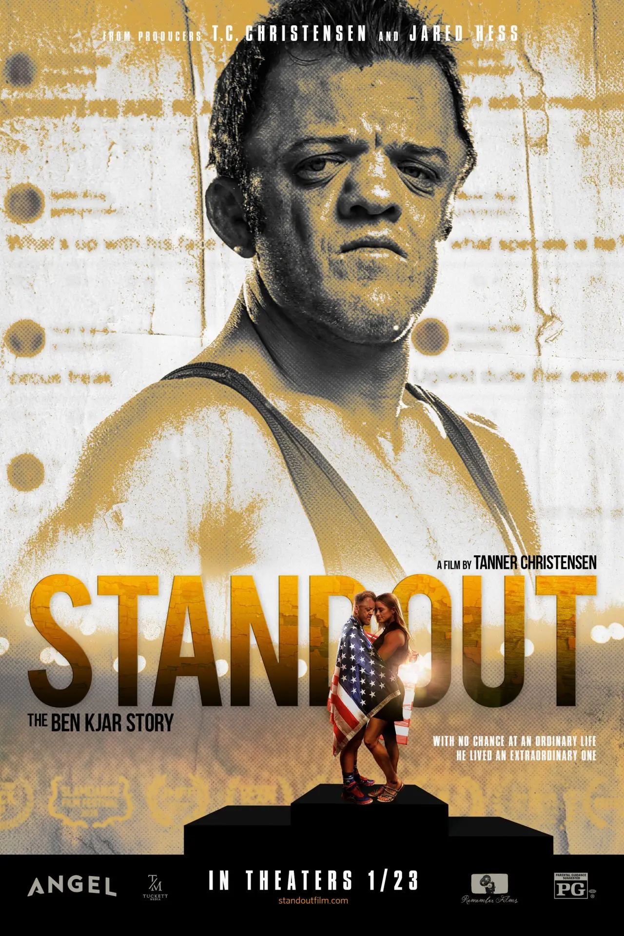 Plakat filmowy "Standout: The Ben Kjar Story"