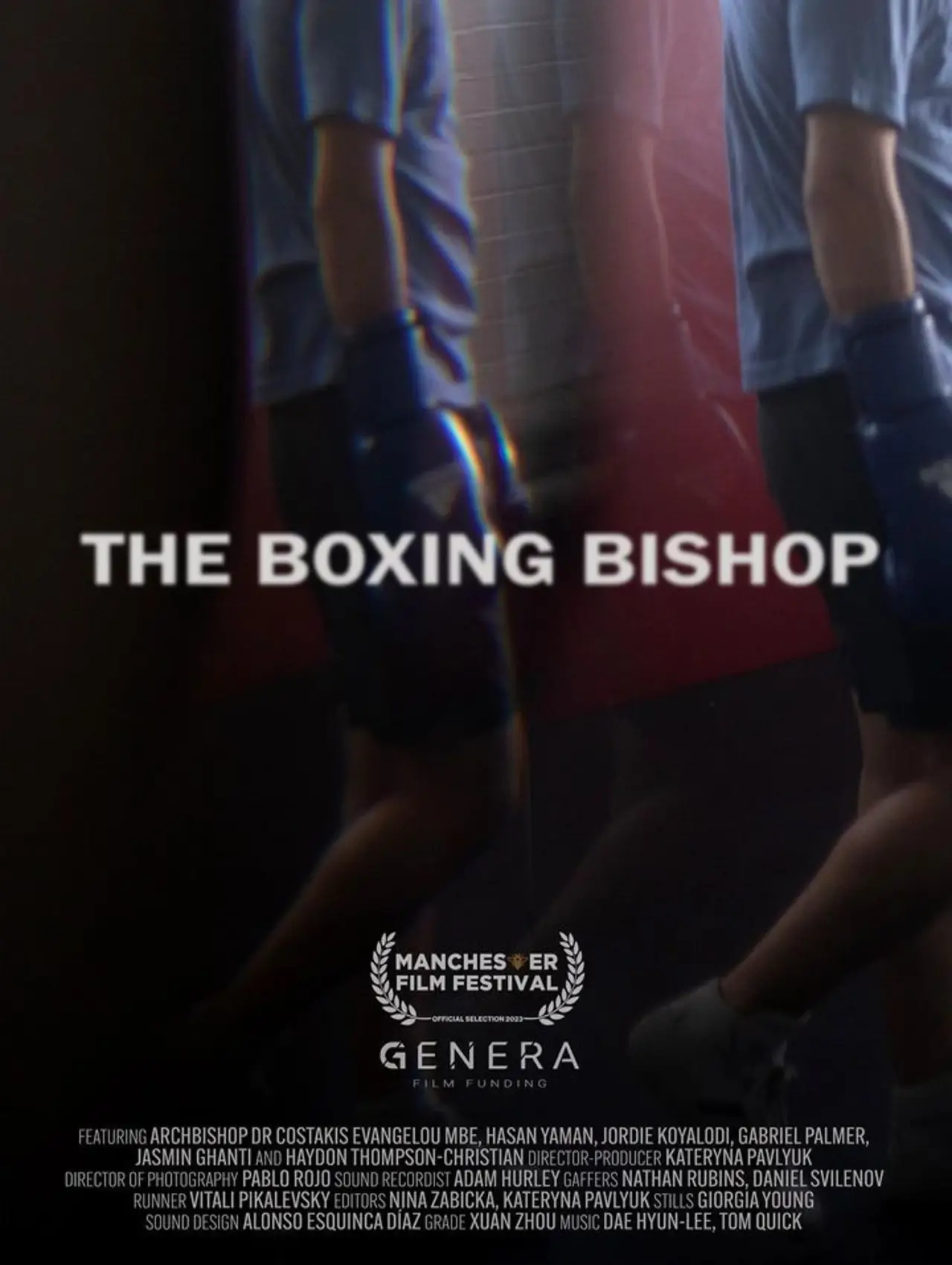 Plakat filmowy "The Boxing Bishop"