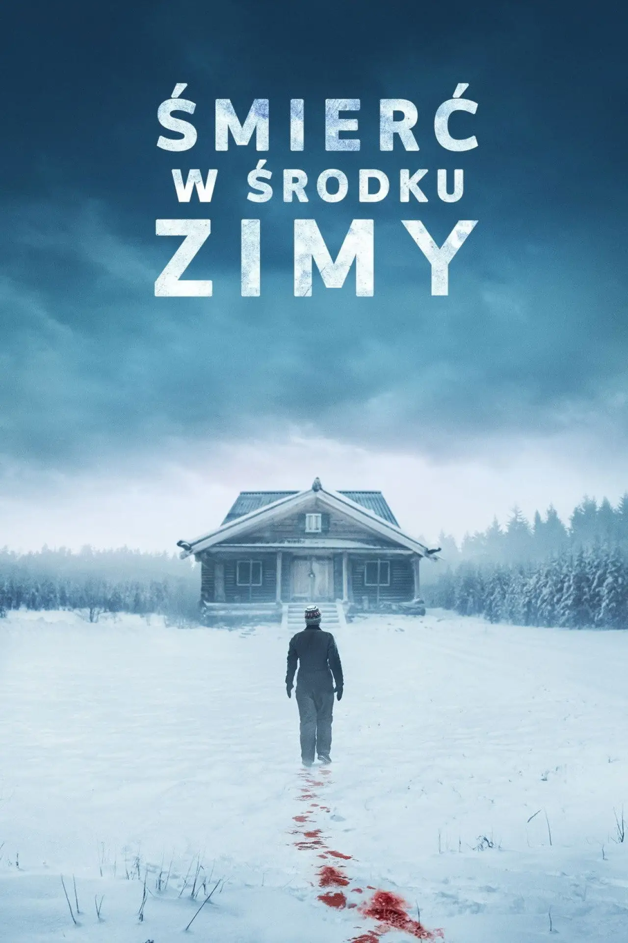 Plakat filmowy "Śmierć w środku zimy"