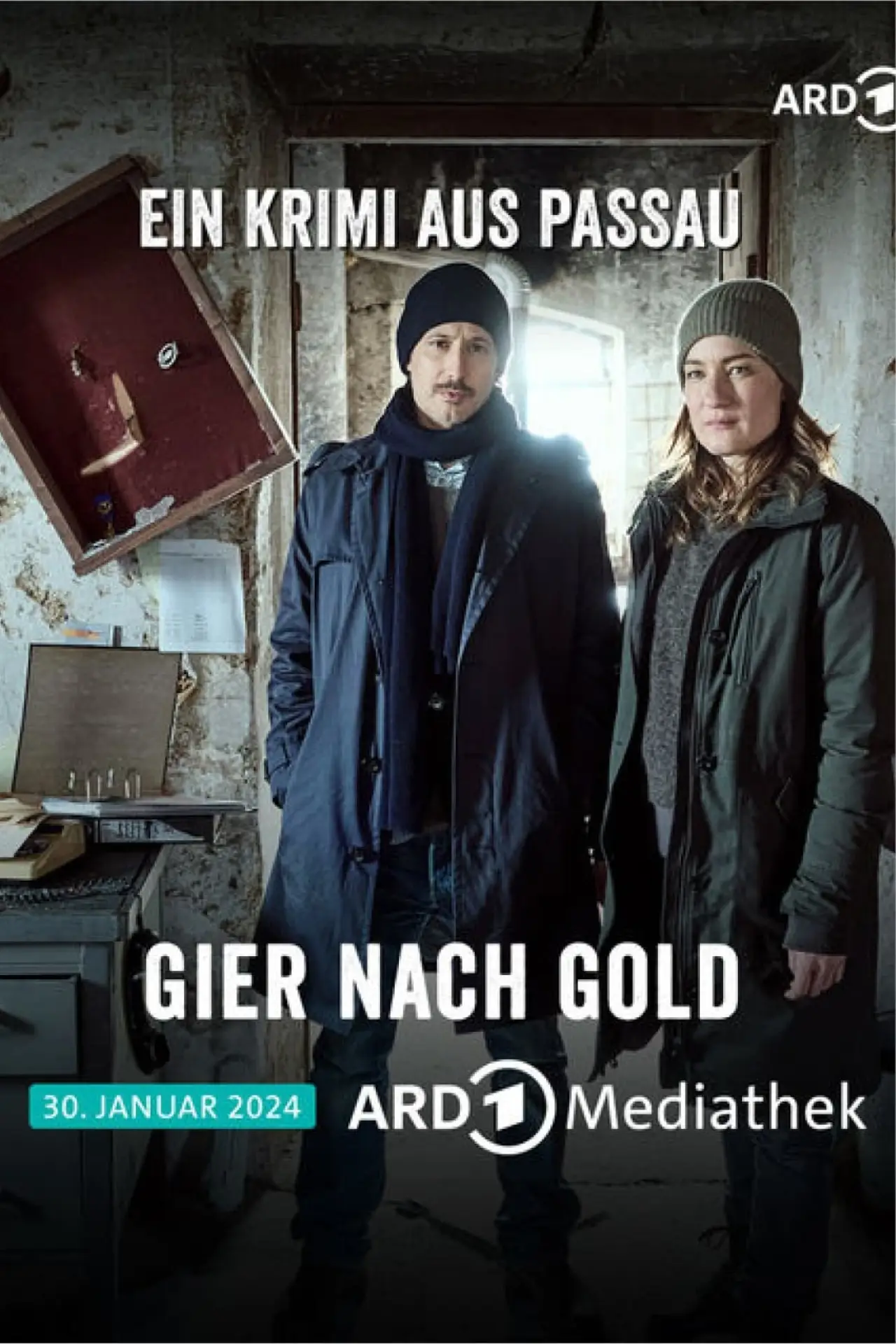 Plakat filmowy "Gier nach Gold - Ein Krimi aus Passau"