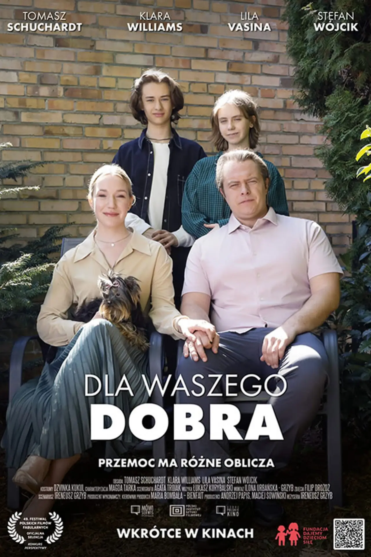 Plakat filmowy "Dla waszego dobra"