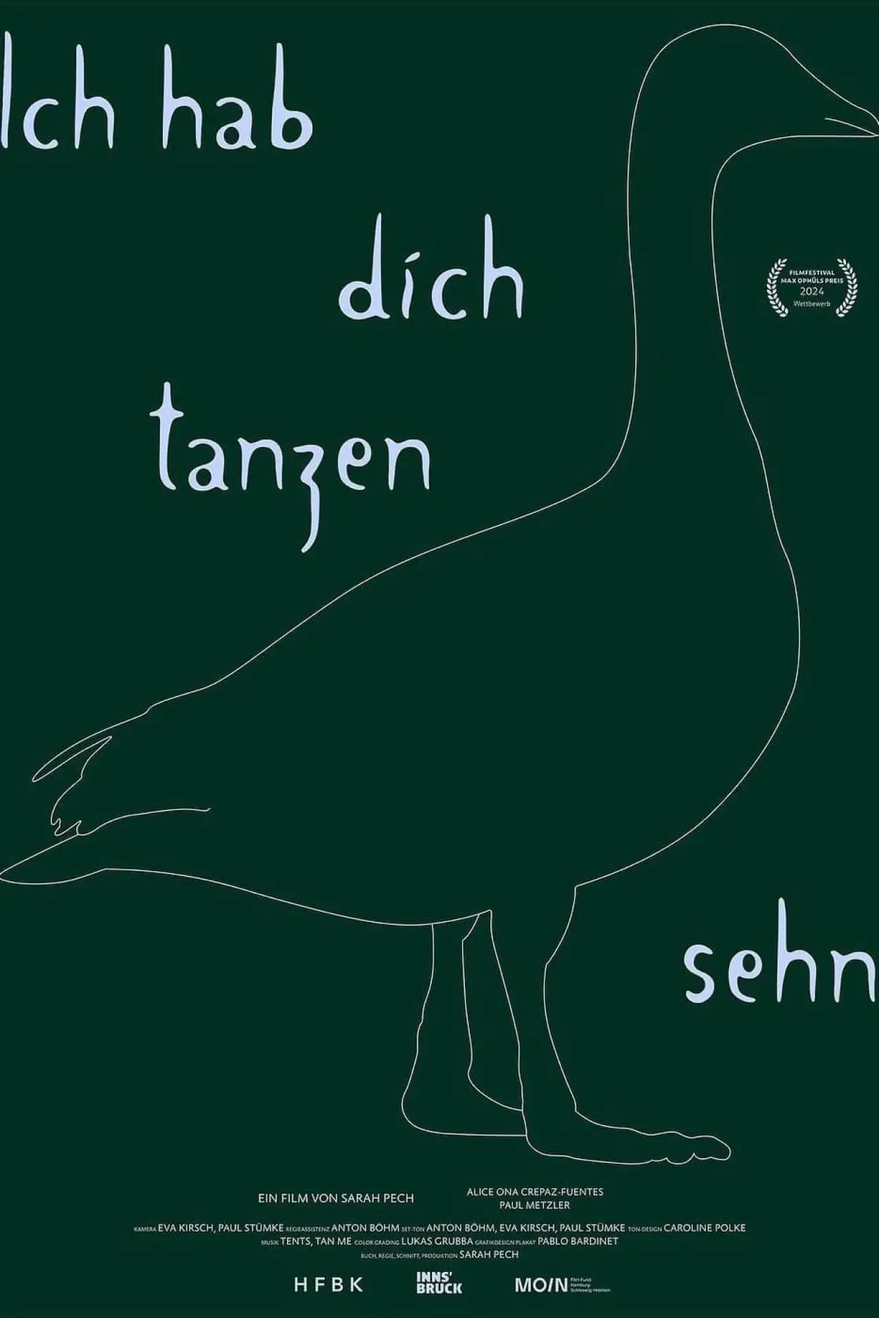 Plakat filmowy "Ich hab dich tanzen sehn"