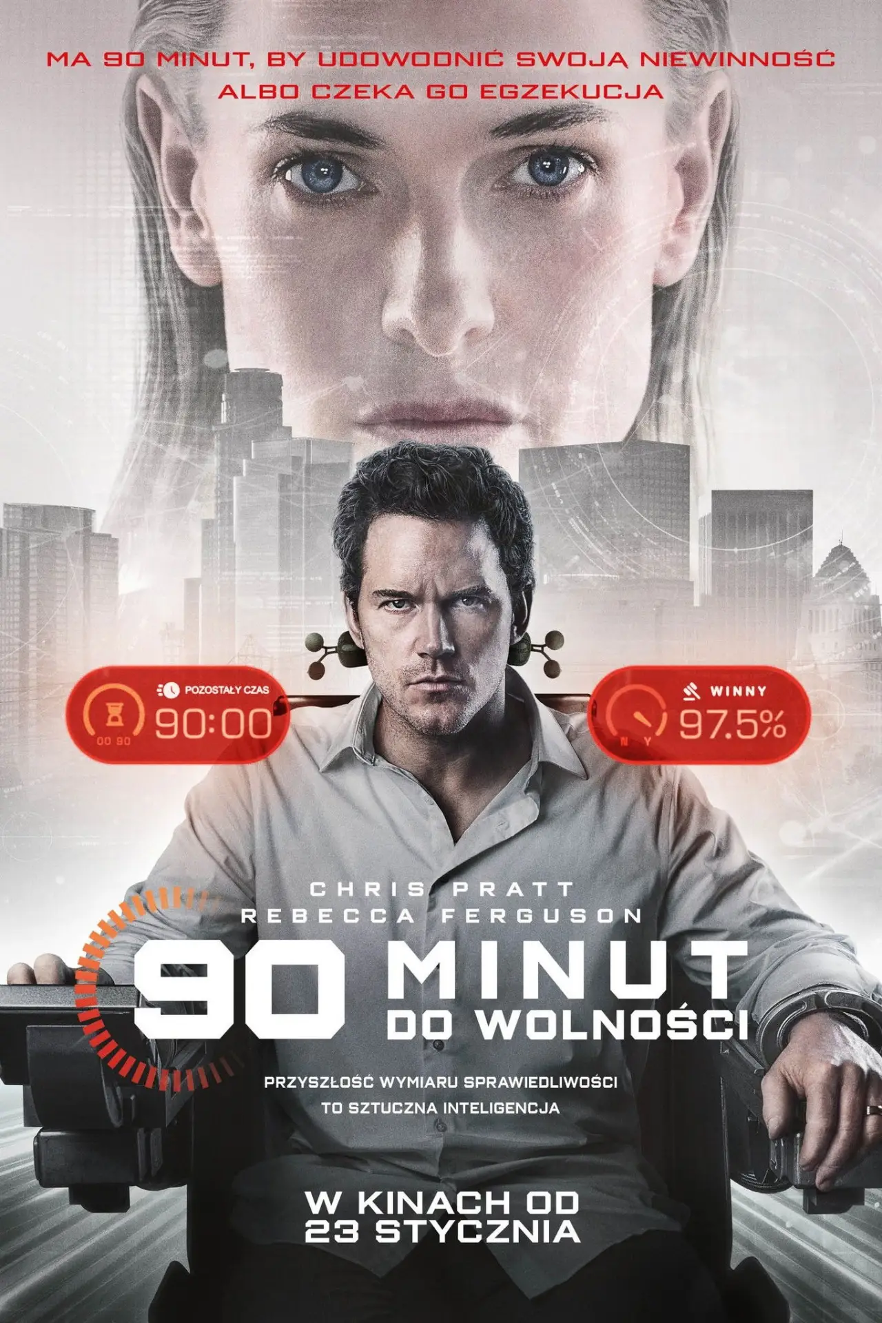 Plakat filmowy "90 minut do wolności"