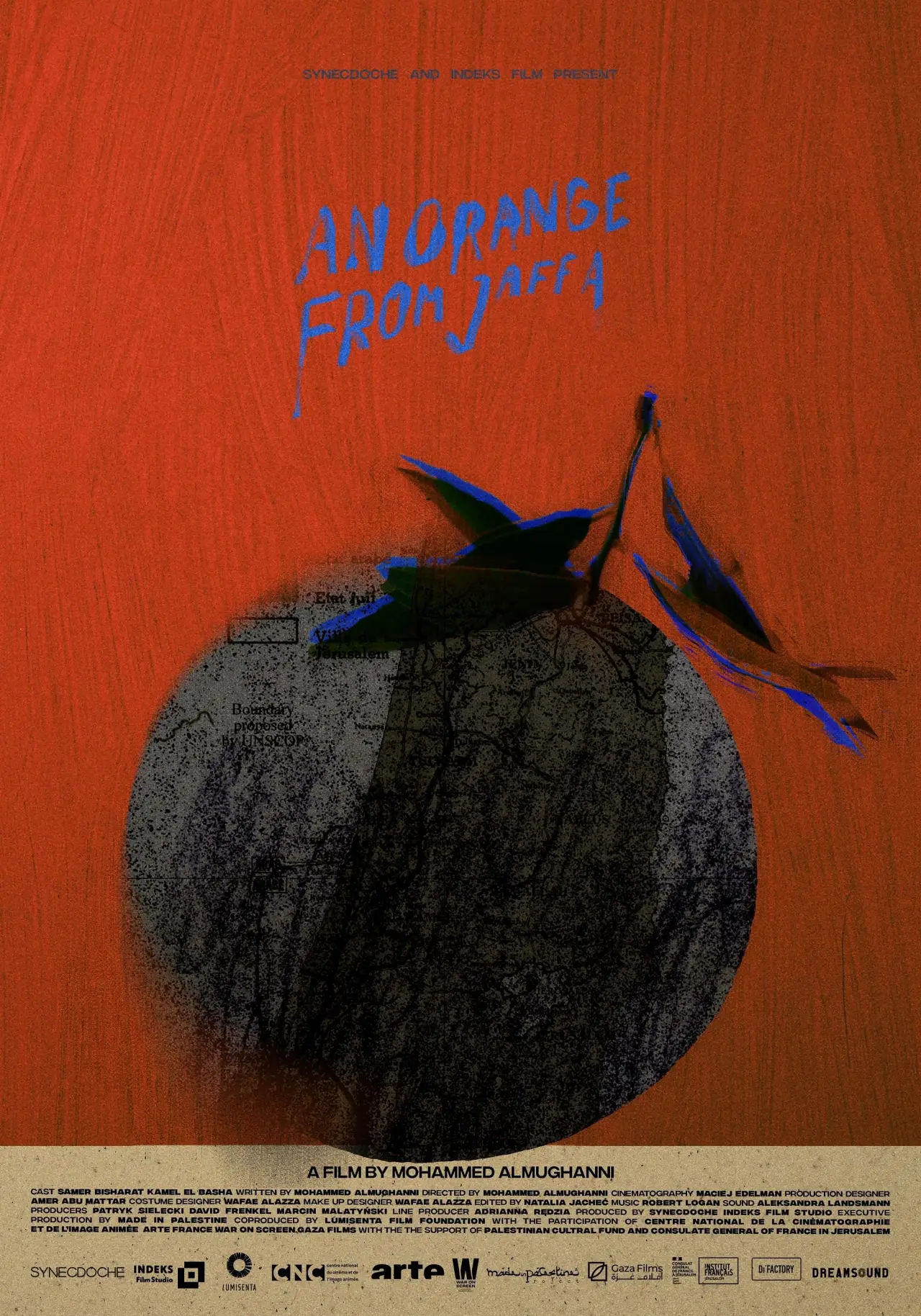Plakat filmowy "Pomarańcza z Jaffy"