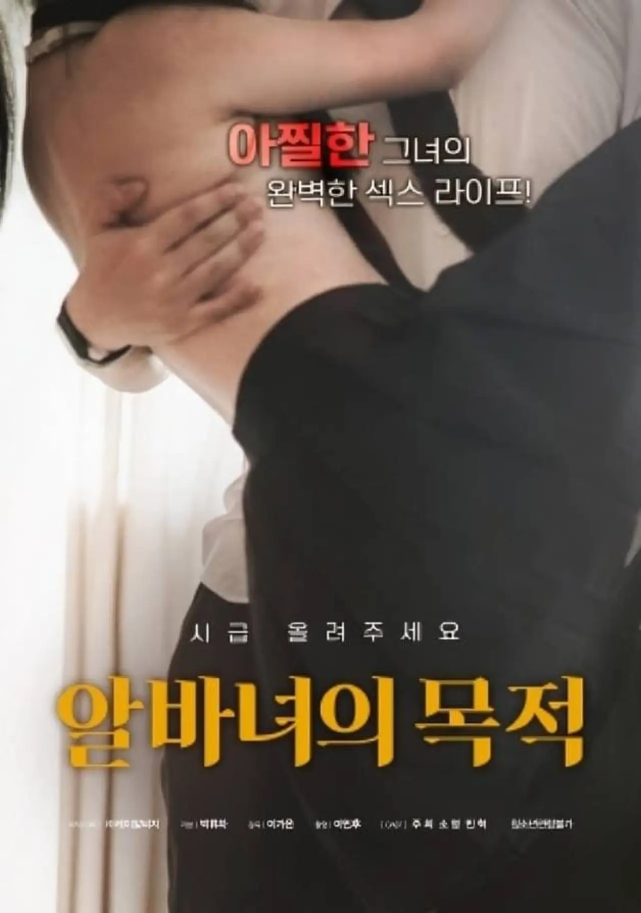 Plakat filmowy "알바녀의 목적"