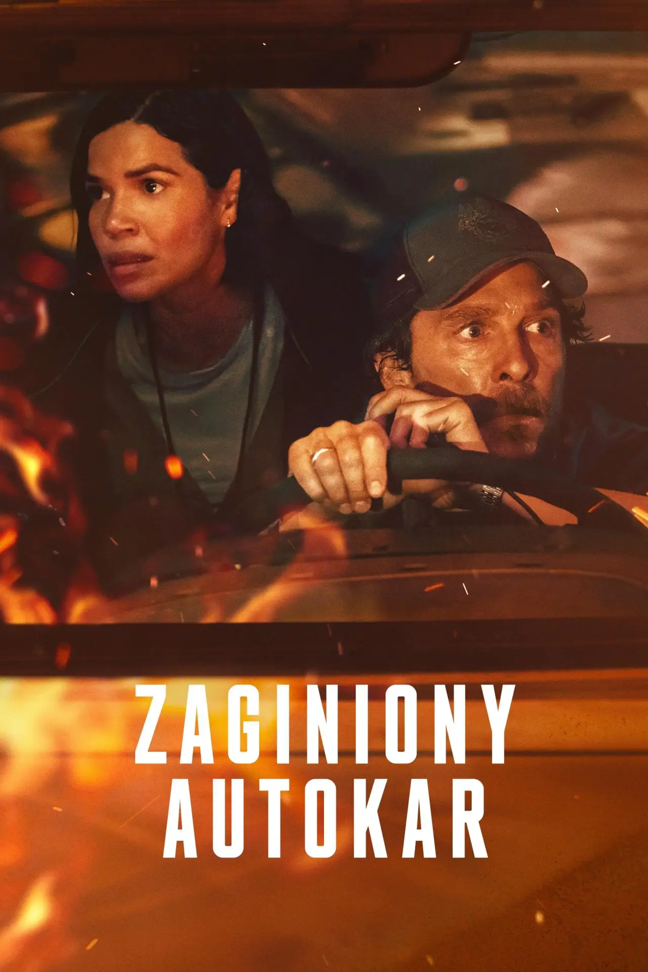 Plakat filmowy "Zaginiony autokar"