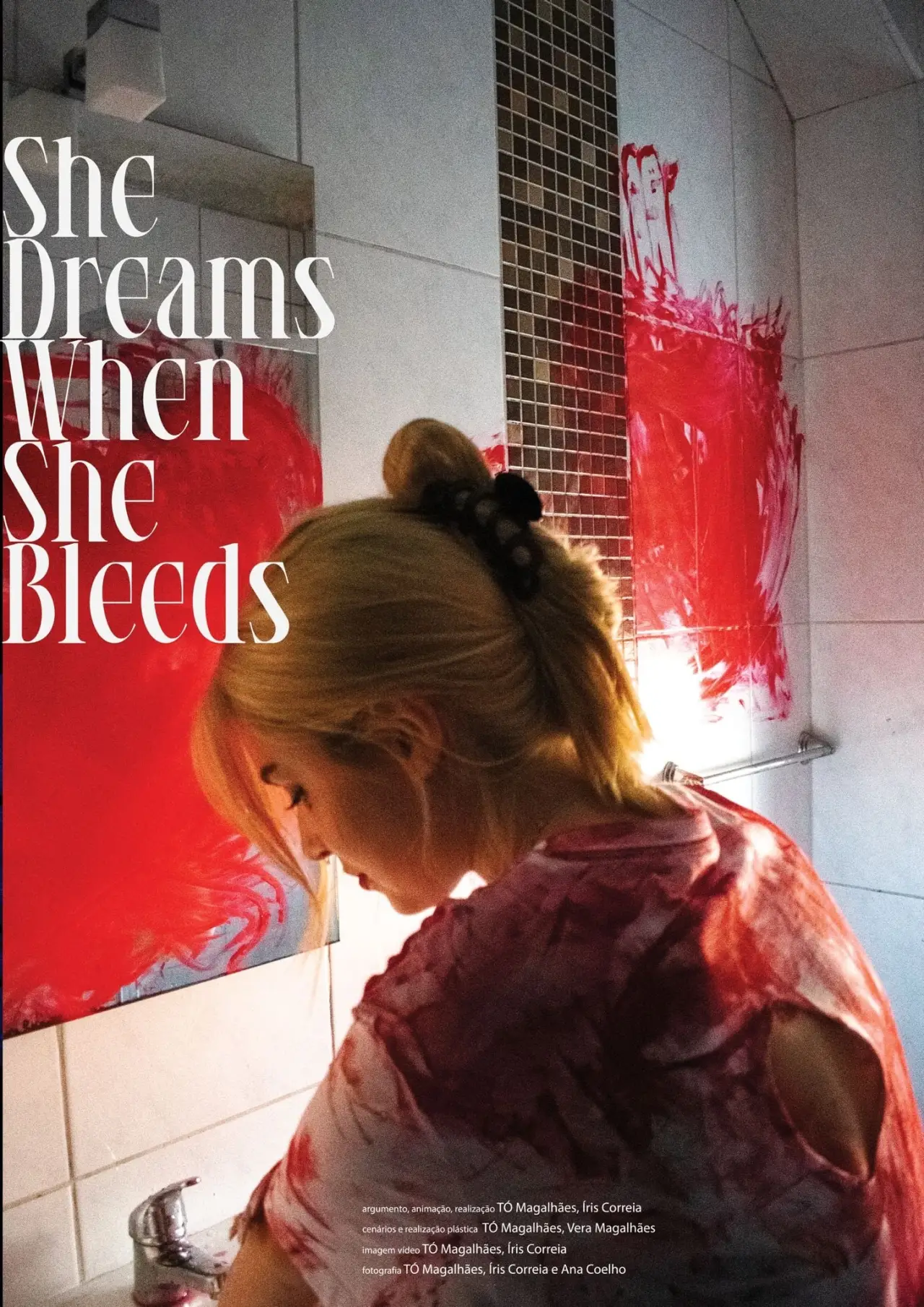Plakat filmowy "She Dreams When She Bleeds"
