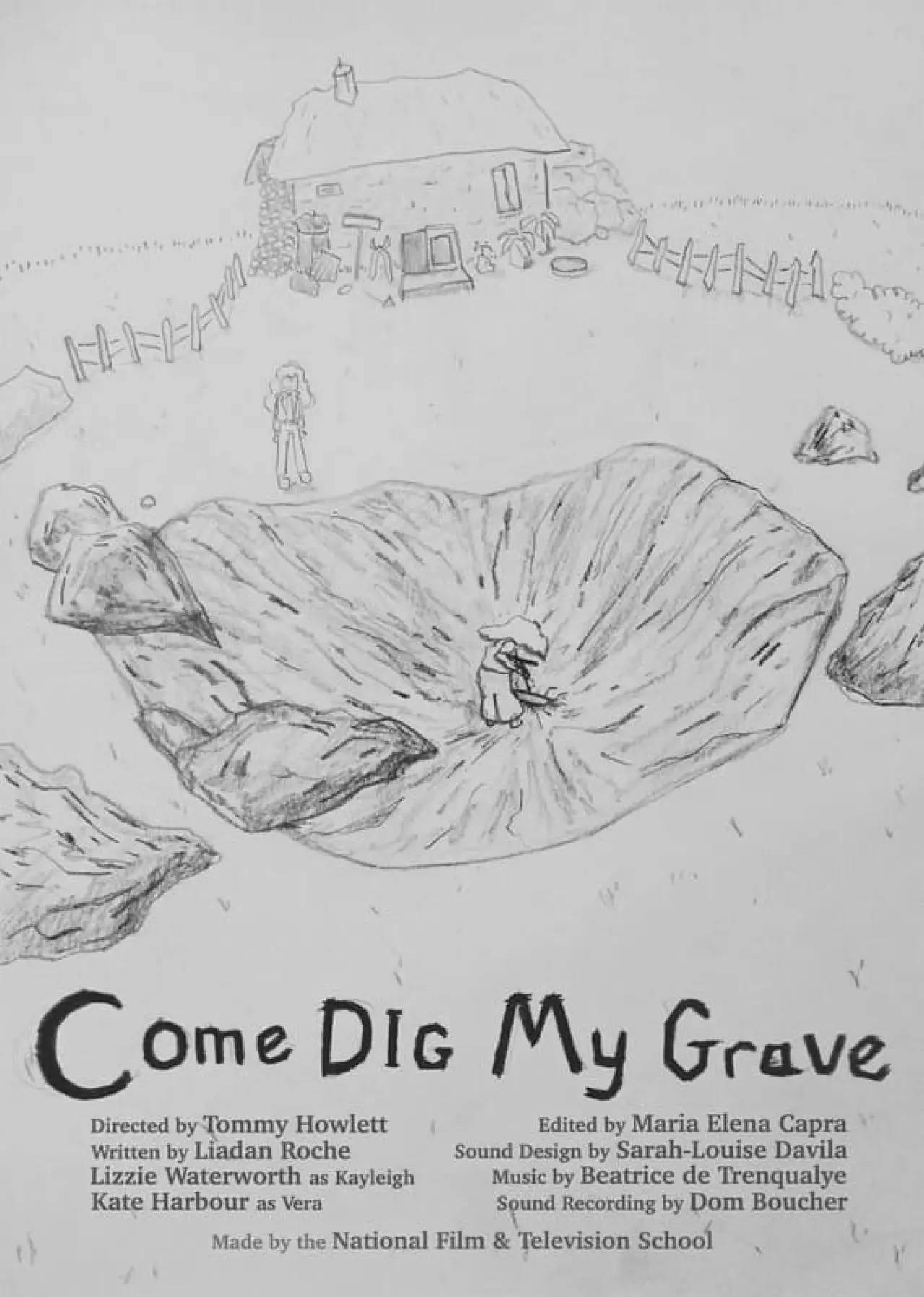 Plakat filmowy "Come Dig My Grave"