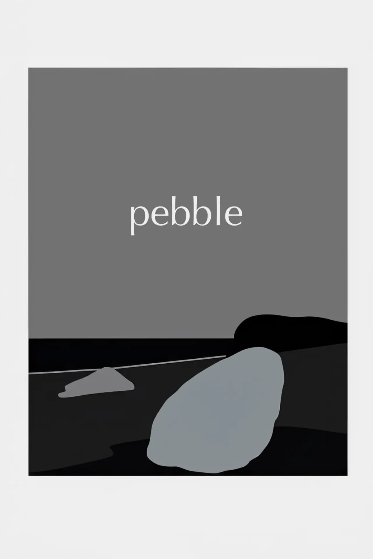 Plakat filmowy "pebble"