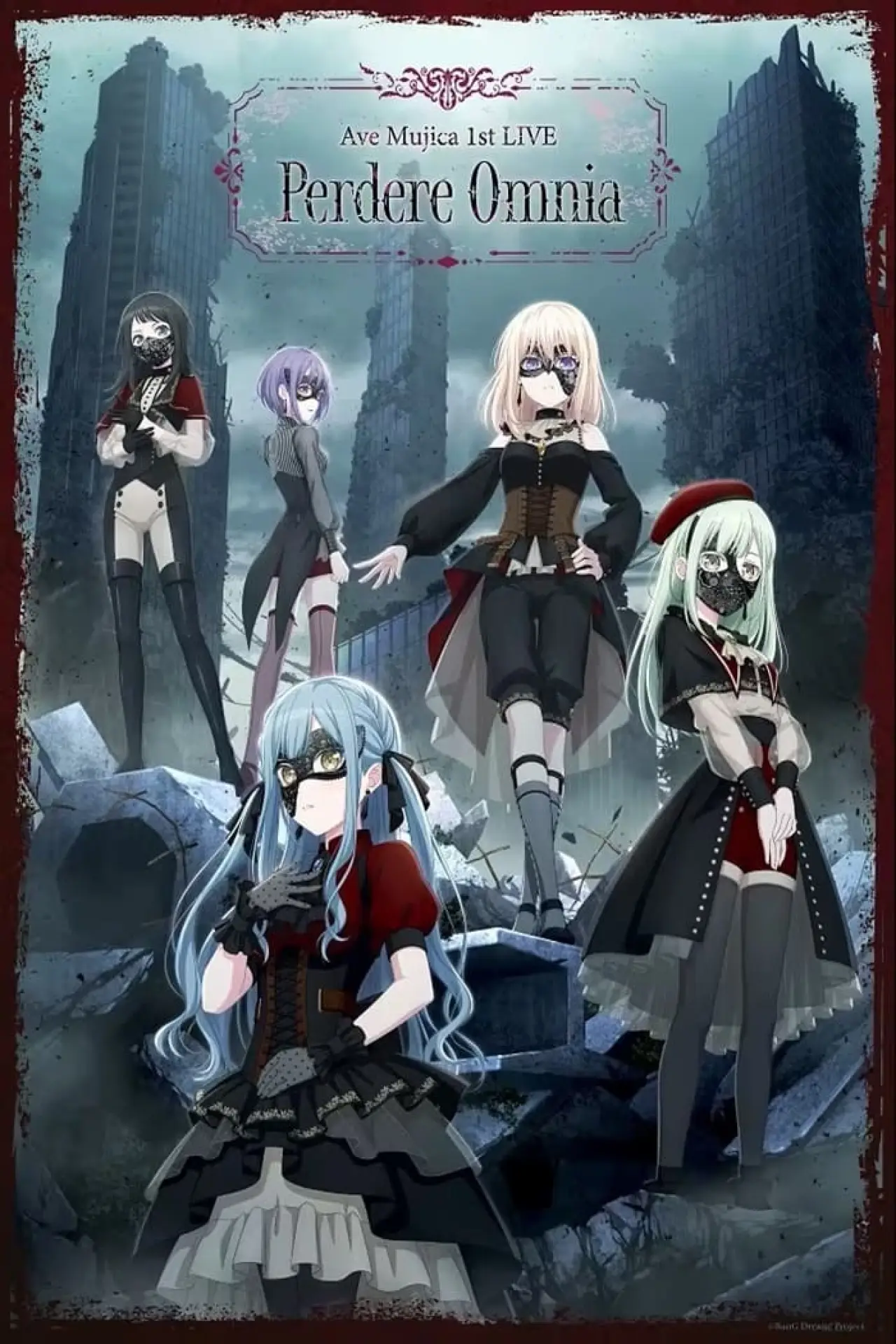 Plakat filmowy "Ave Mujica 1st LIVE 「Perdere Omnia」"