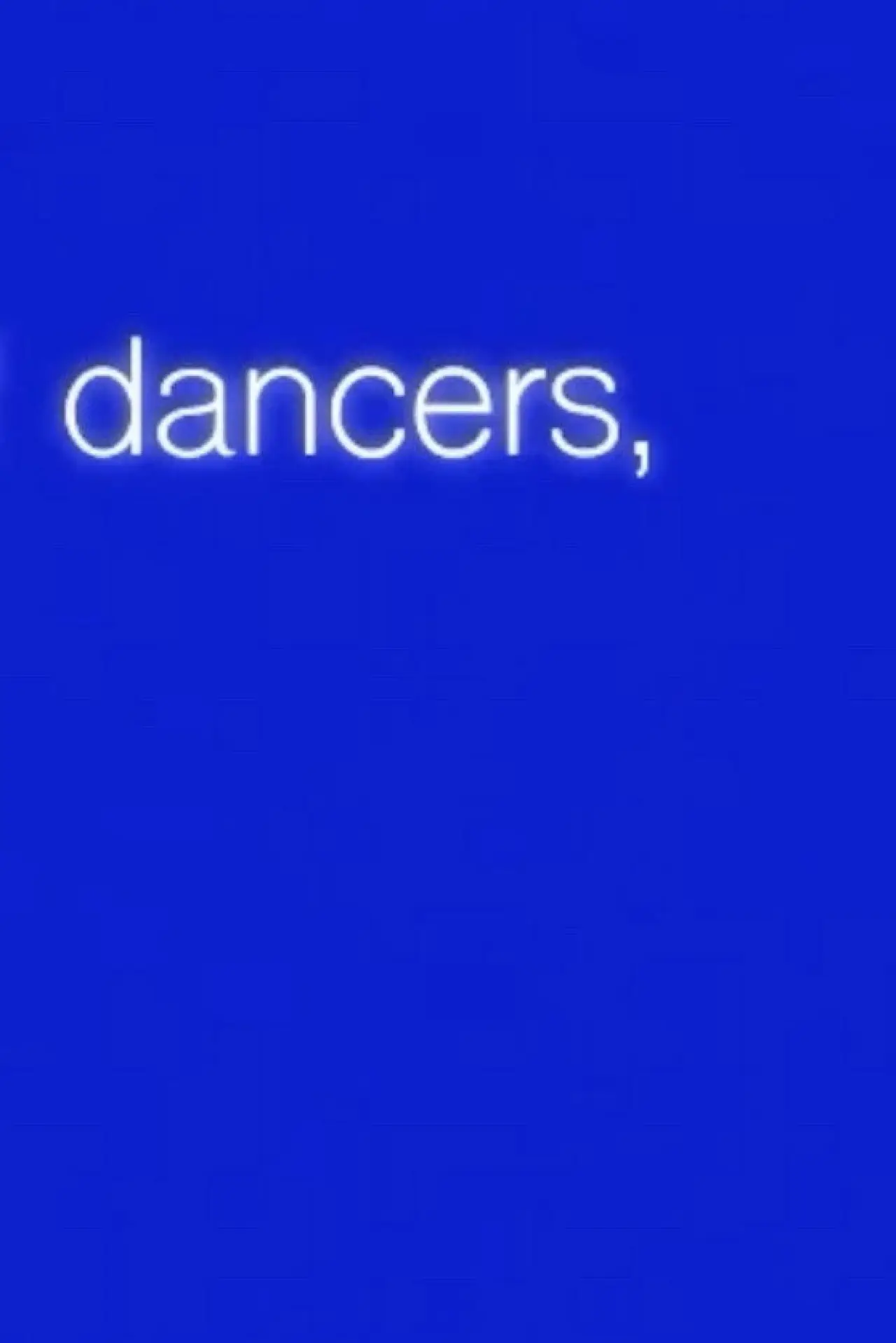 Plakat filmowy "In The Melee of Other Dancers, Fall"