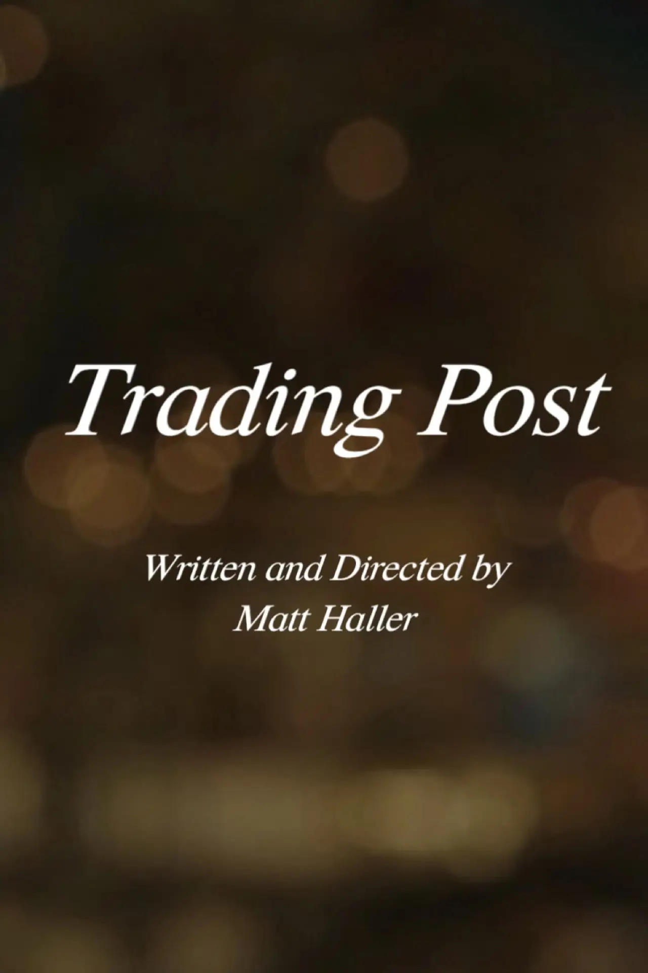 Plakat filmowy "Trading Post"