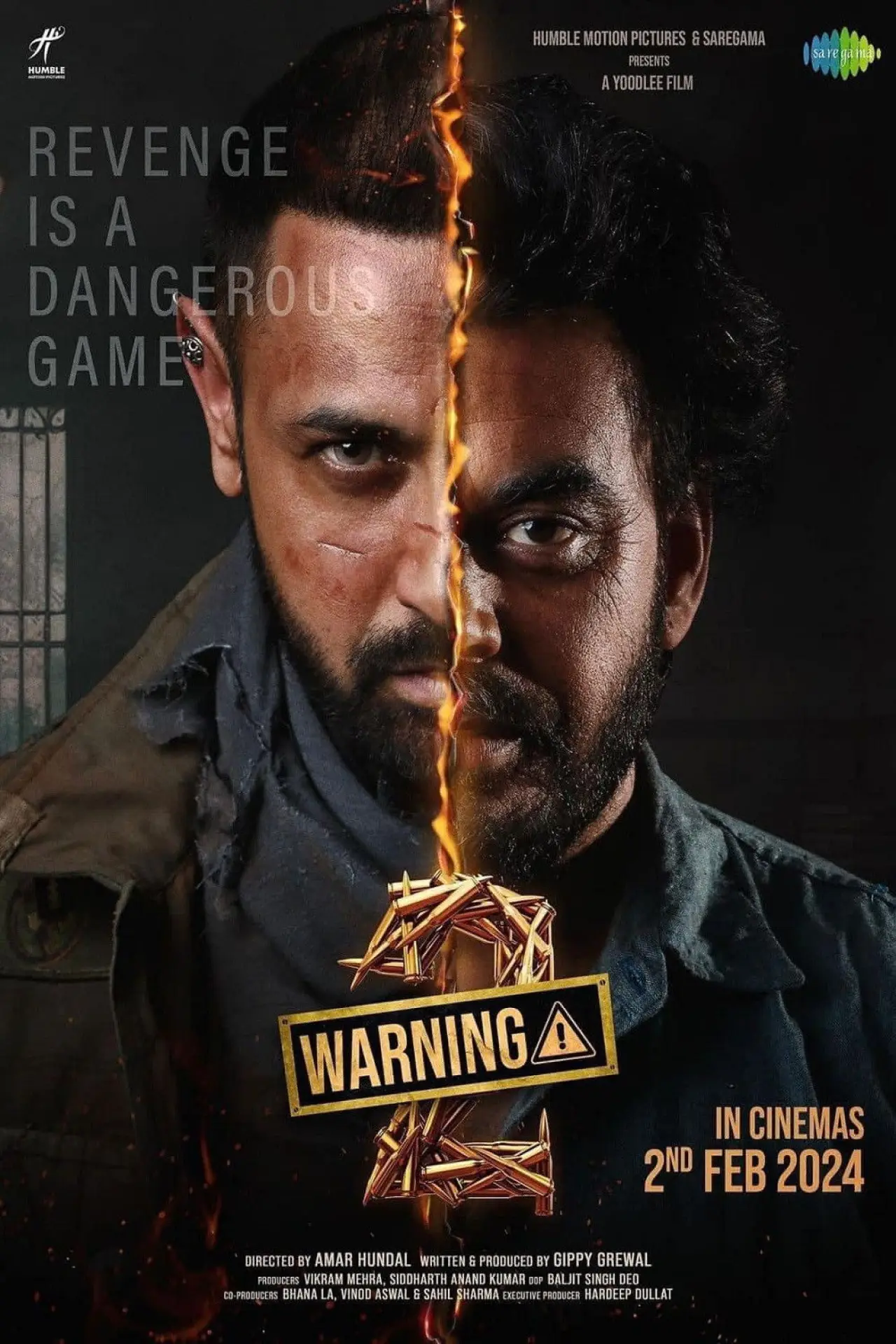 Plakat filmowy "ਚੇਤਾਵਨੀ 2"