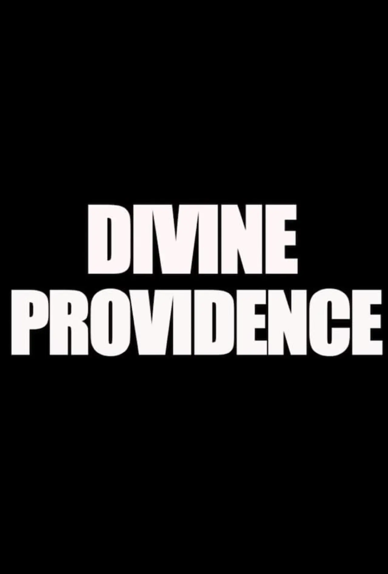 Plakat filmowy "Divine Providence"