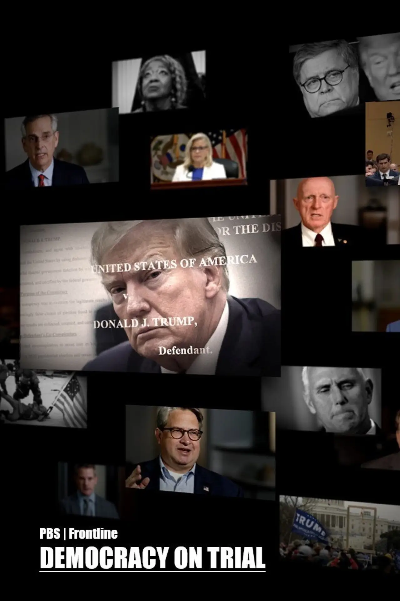 Plakat filmowy "Democracy on Trial"