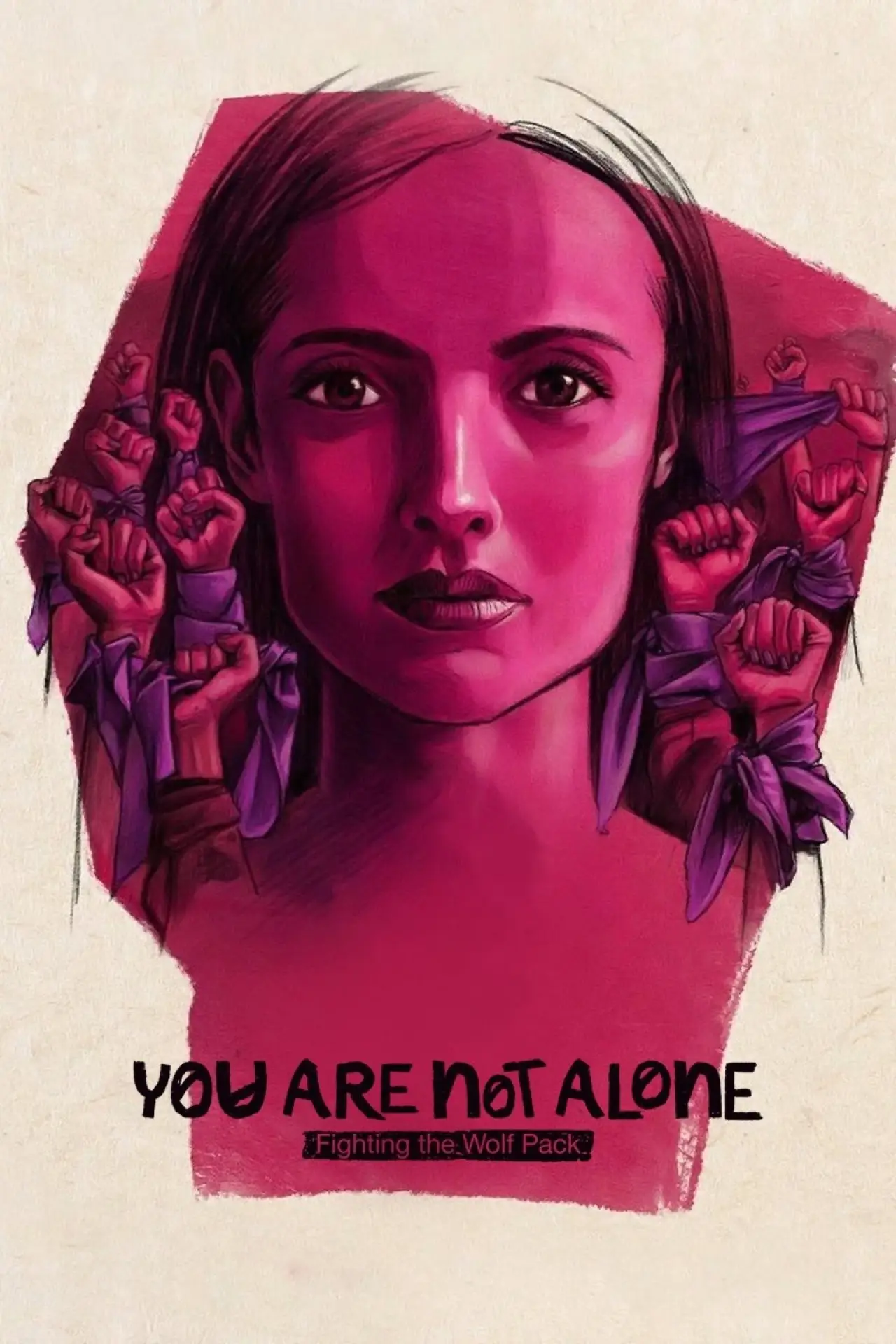 Plakat filmowy "Nie jesteś sama: Walka z Watahą"