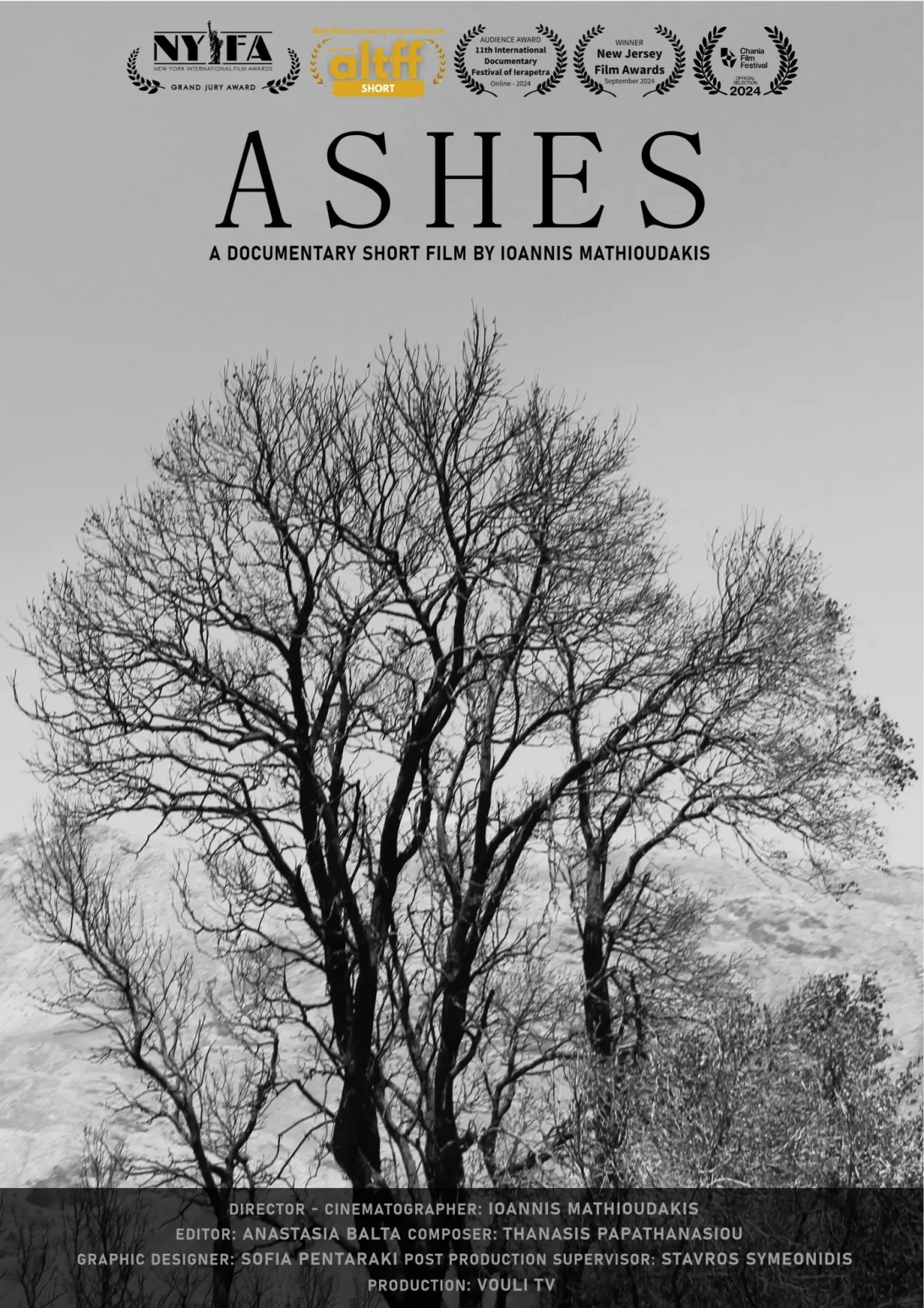 Plakat filmowy "Ashes"