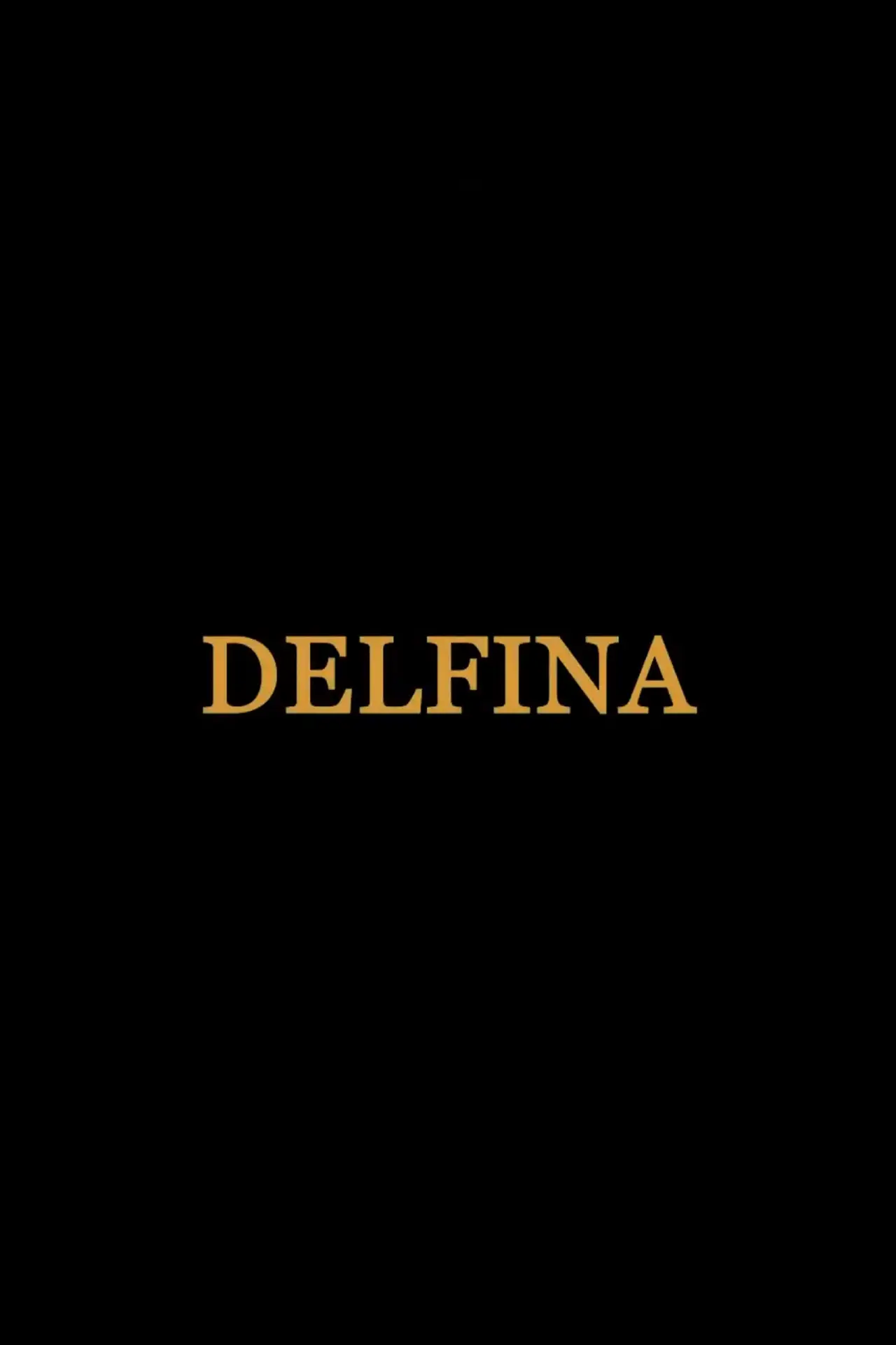 Plakat filmowy "Delfina"