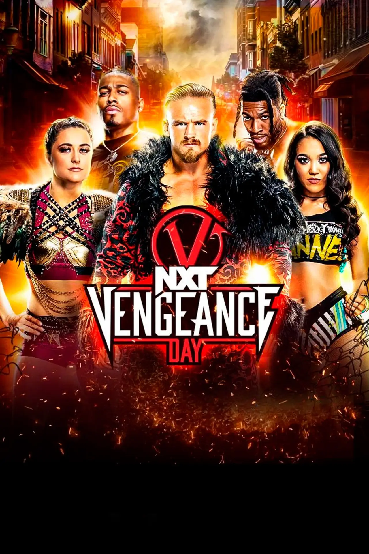 Plakat filmowy "NXT Vengeance Day 2024"