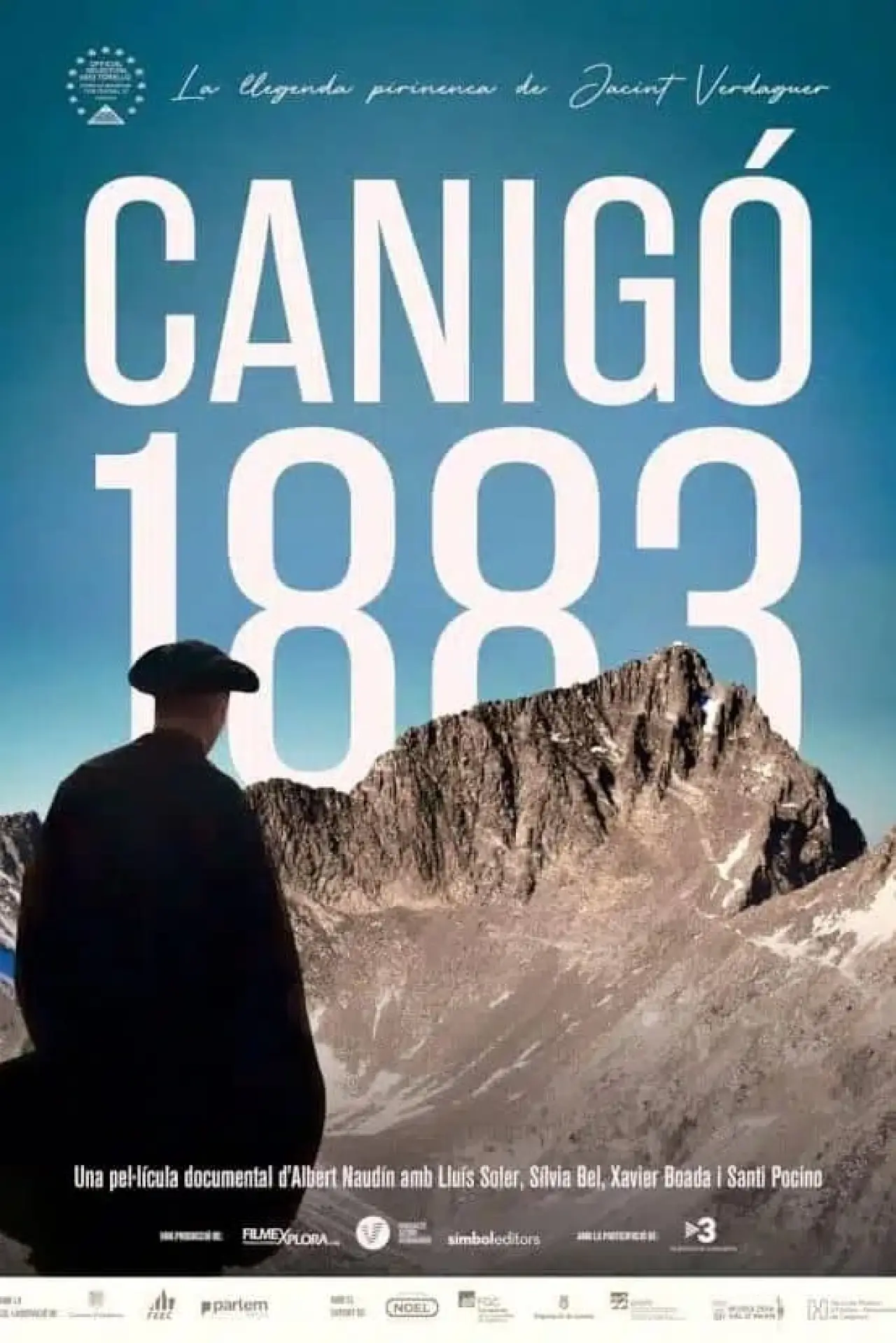 Plakat filmowy "Canigó 1883: La llegenda pirinenca de Jacint Verdaguer"