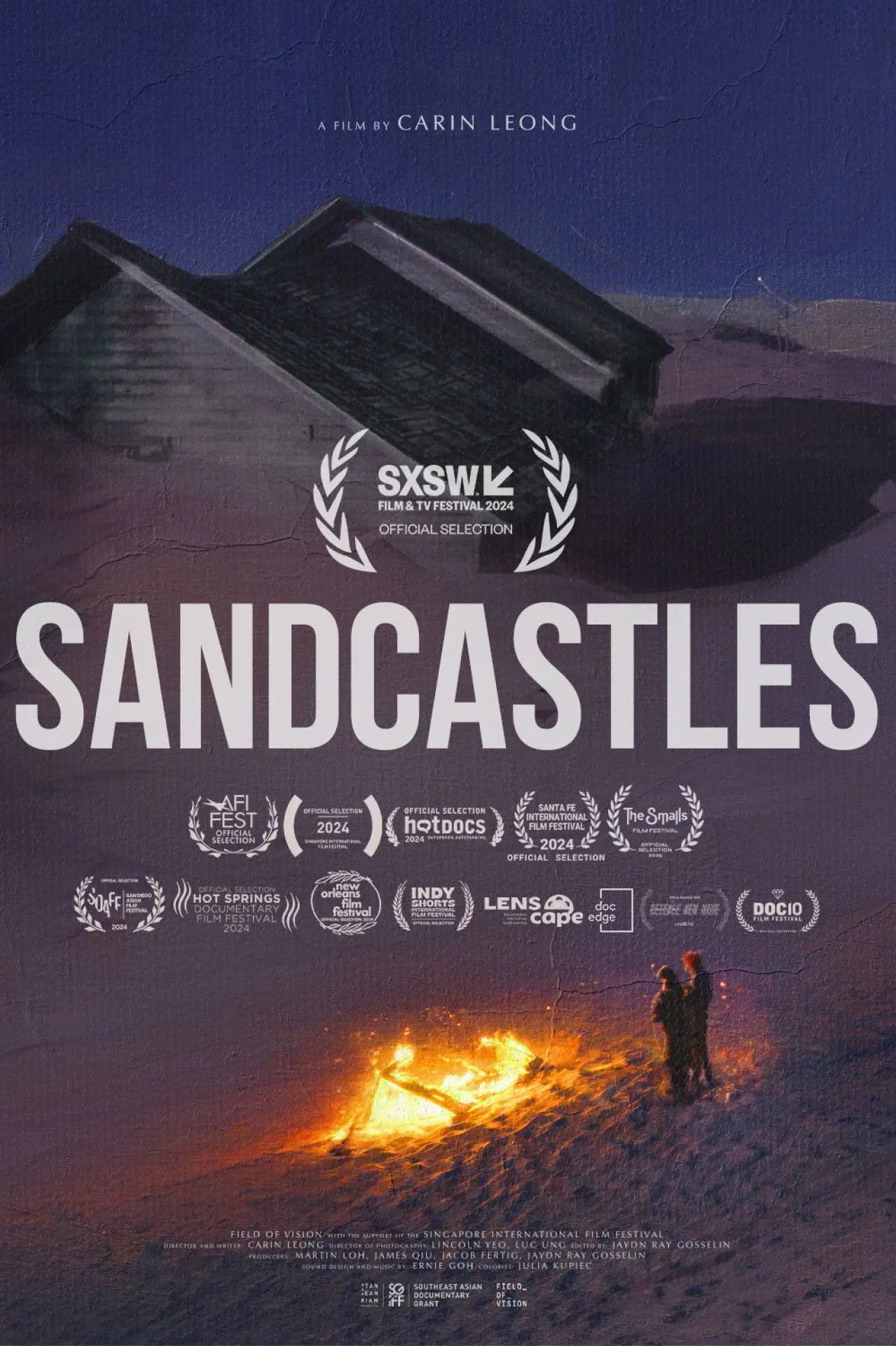 Plakat filmowy "Sandcastles"