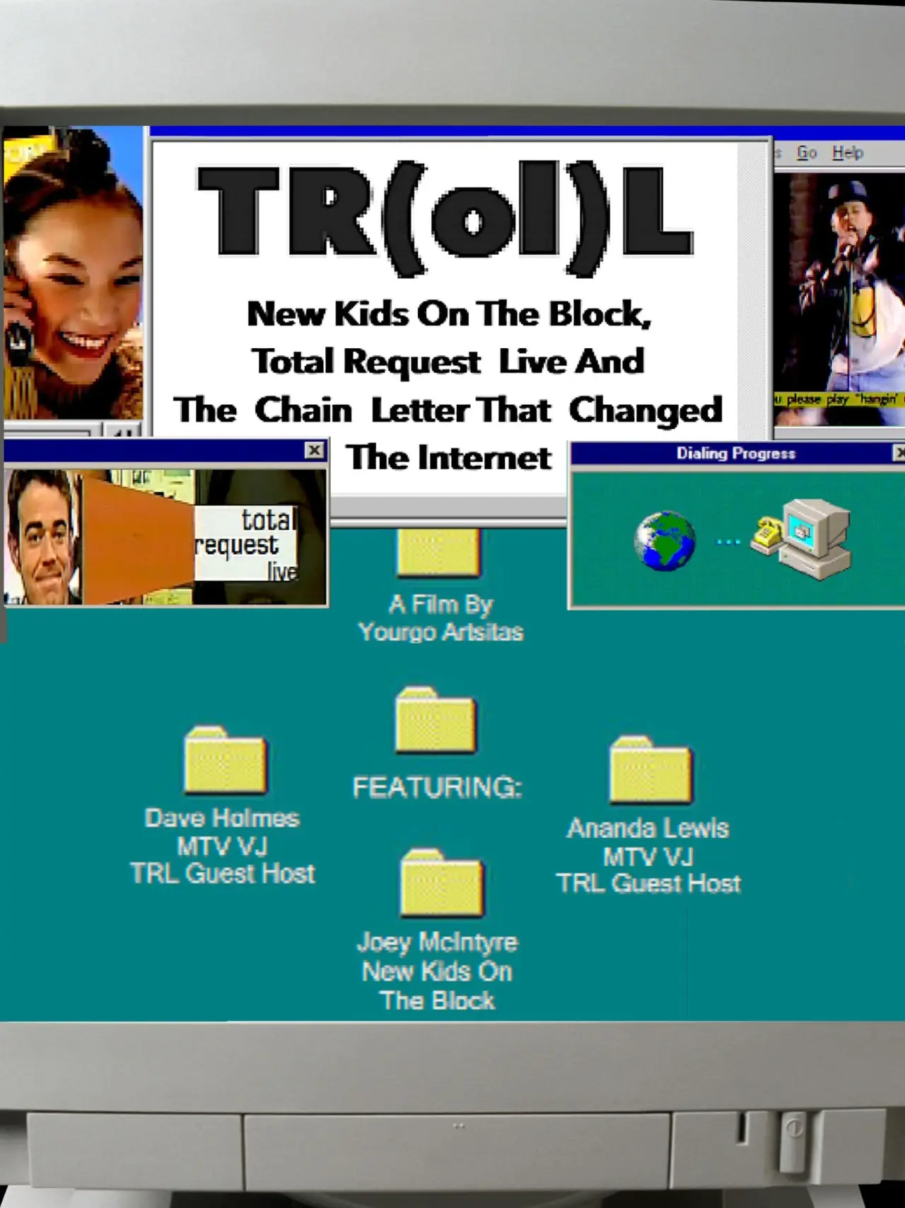 Plakat filmowy "TR(ol)L: New Kids on the Block, Total Request Live and the Chain Letter That Changed the Internet"