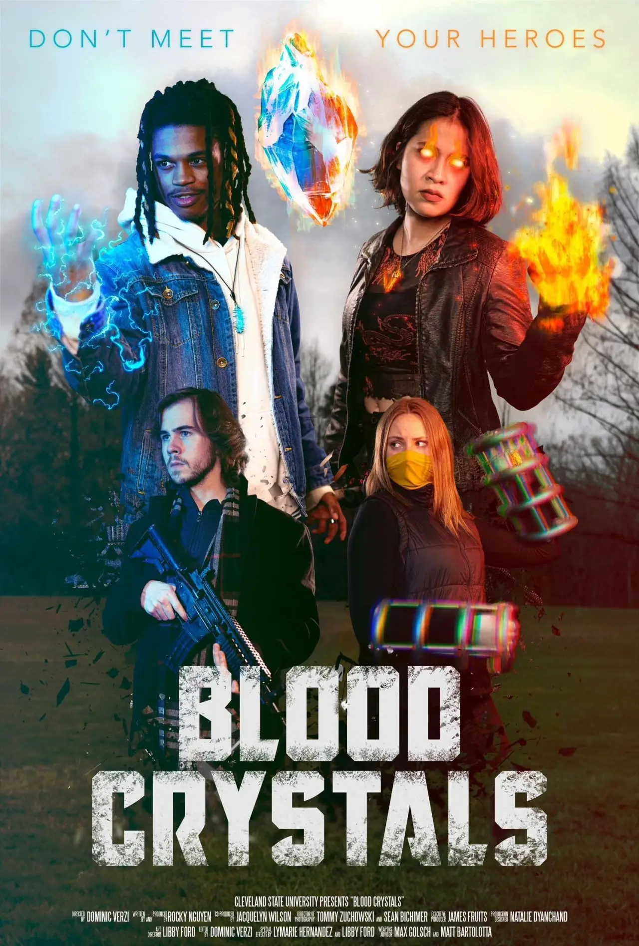 Plakat filmowy "Blood Crystals"