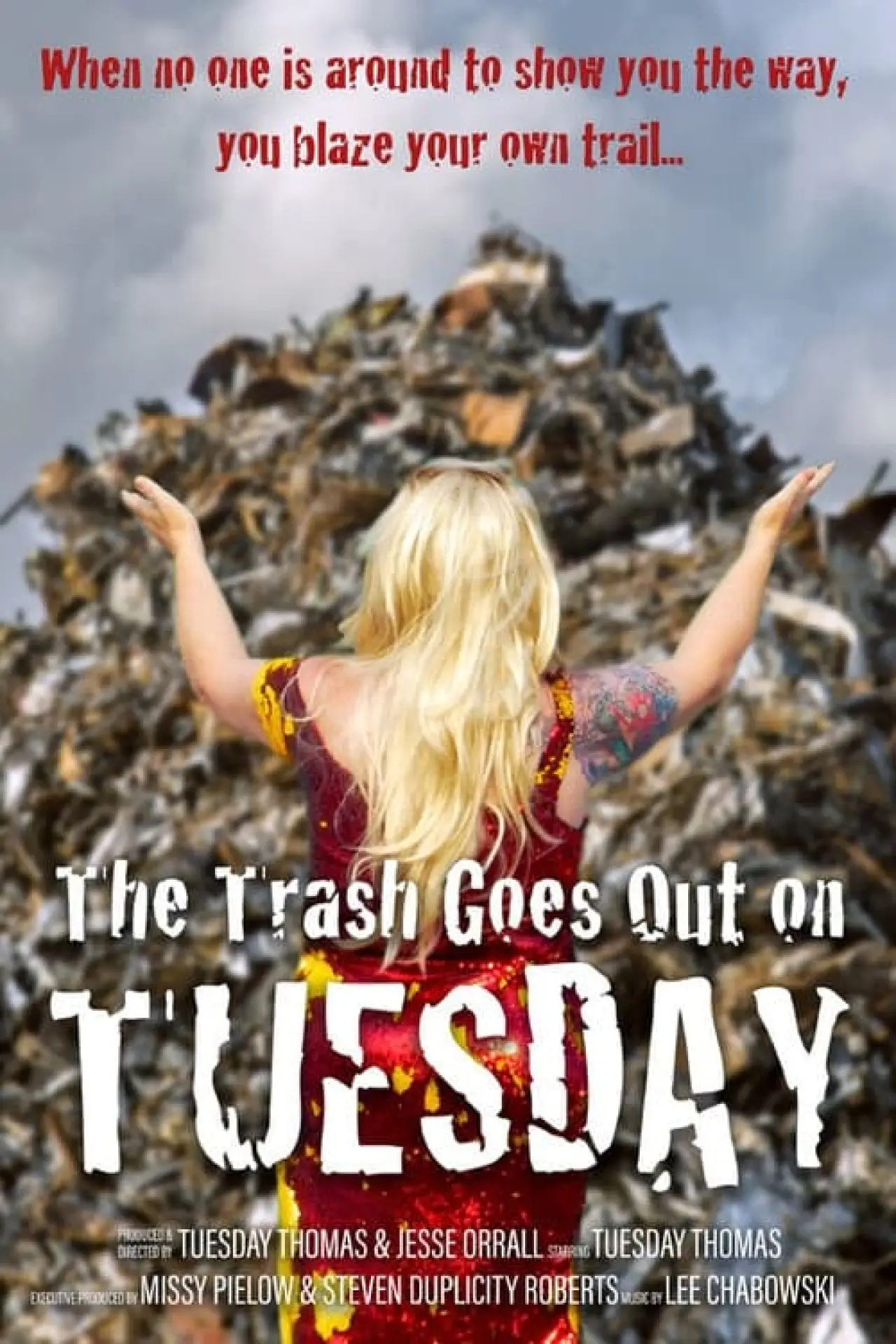 Plakat filmowy "The Trash Goes Out on Tuesday"