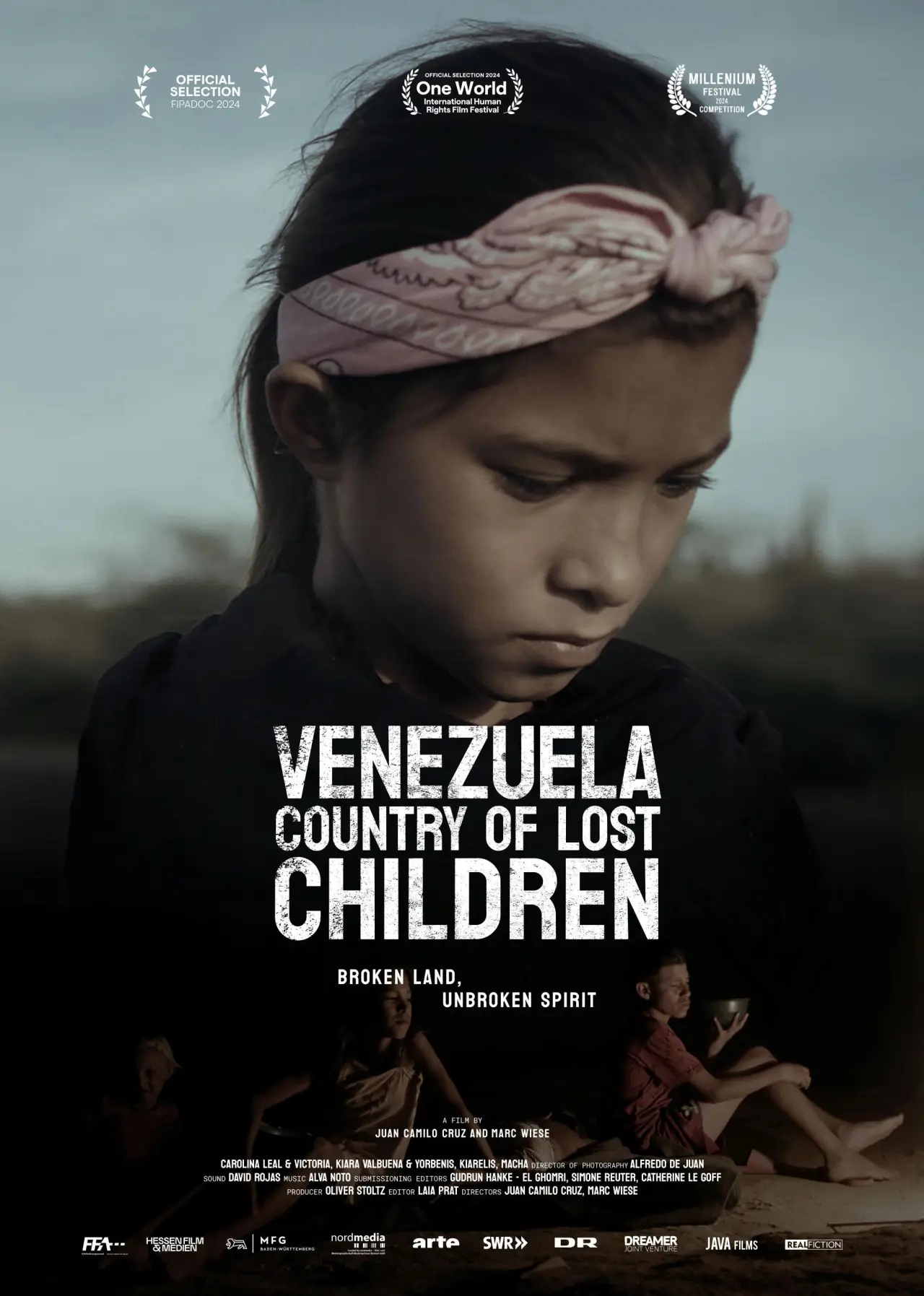 Plakat filmowy "Venezuela: Country of Lost Children"