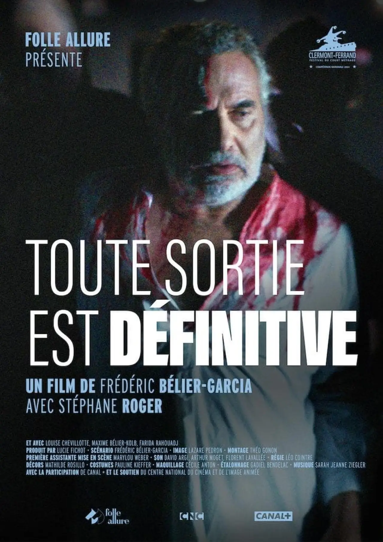 Plakat filmowy "Toute sortie est définitive"